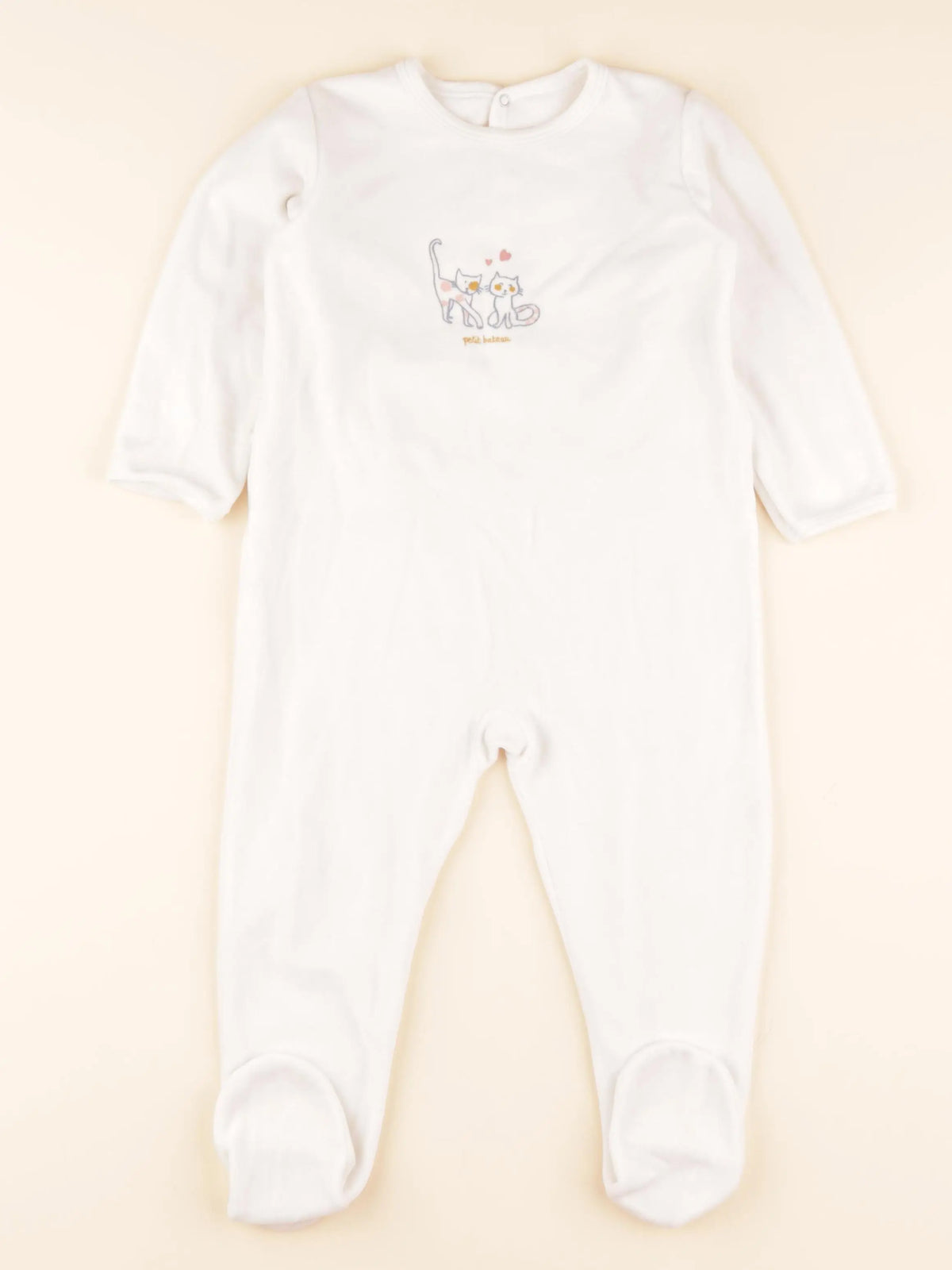 Pyjama velours blanc