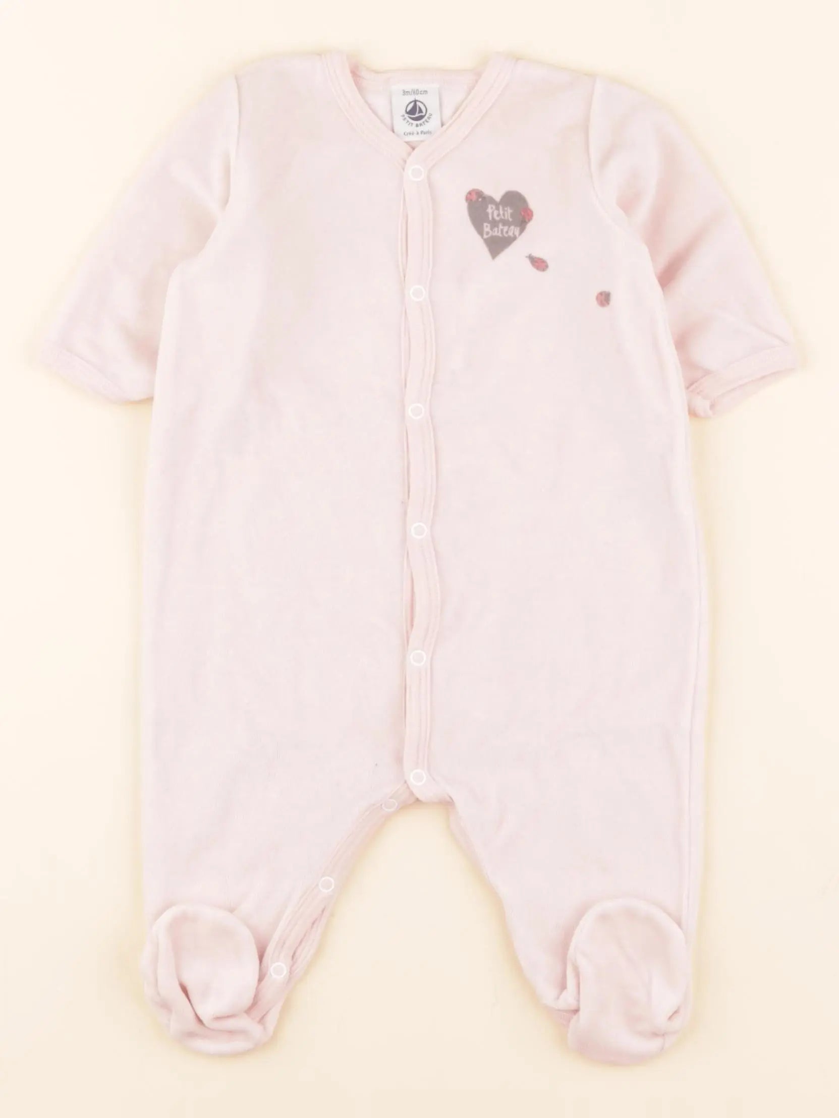 Pyjama velours rose