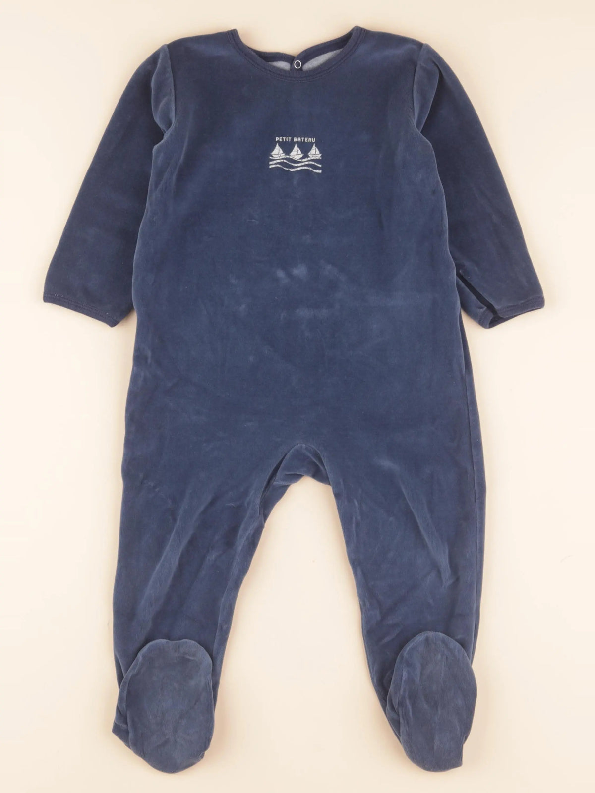 Pyjama velours bleu