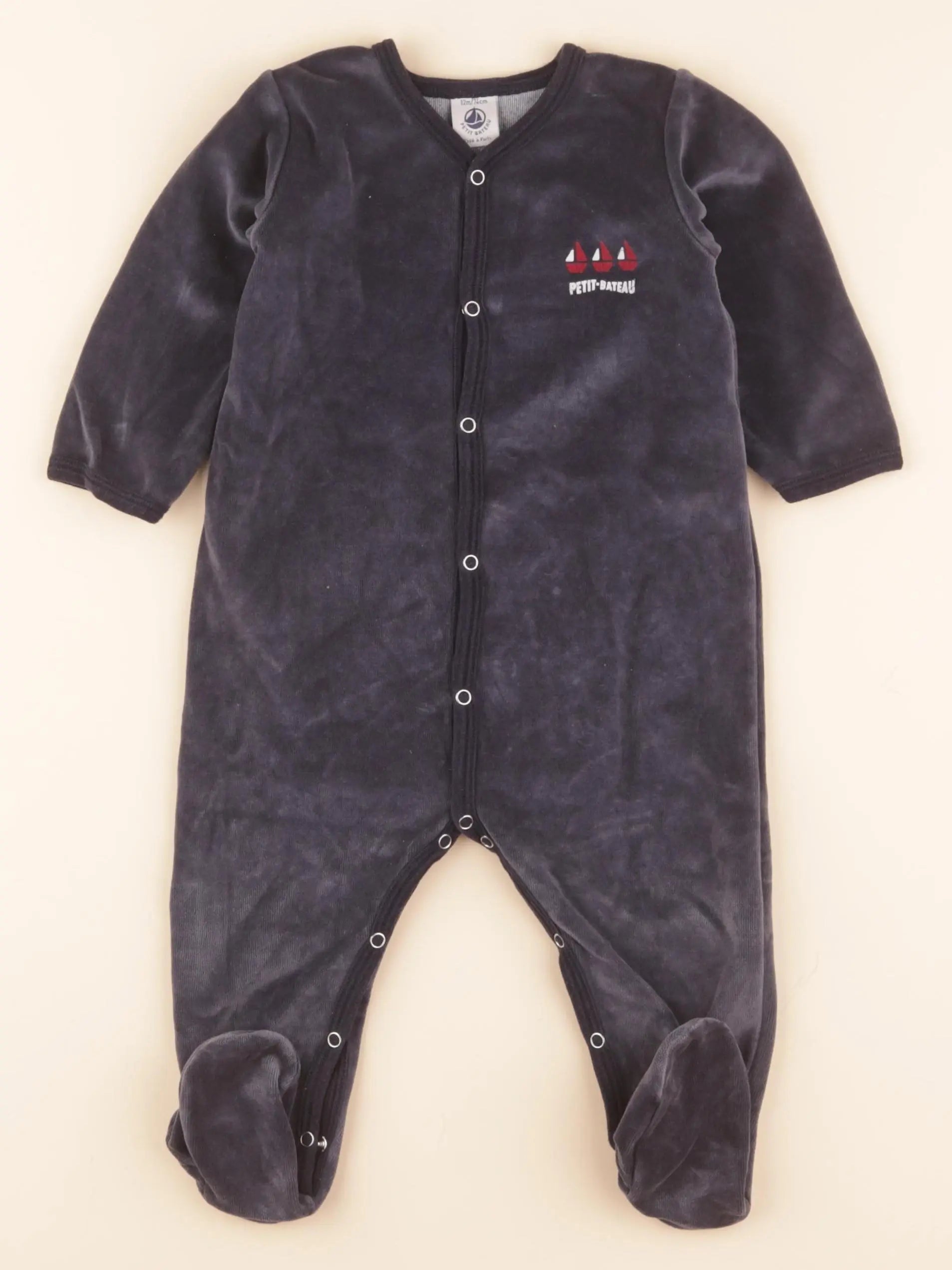 Pyjama velours bleu