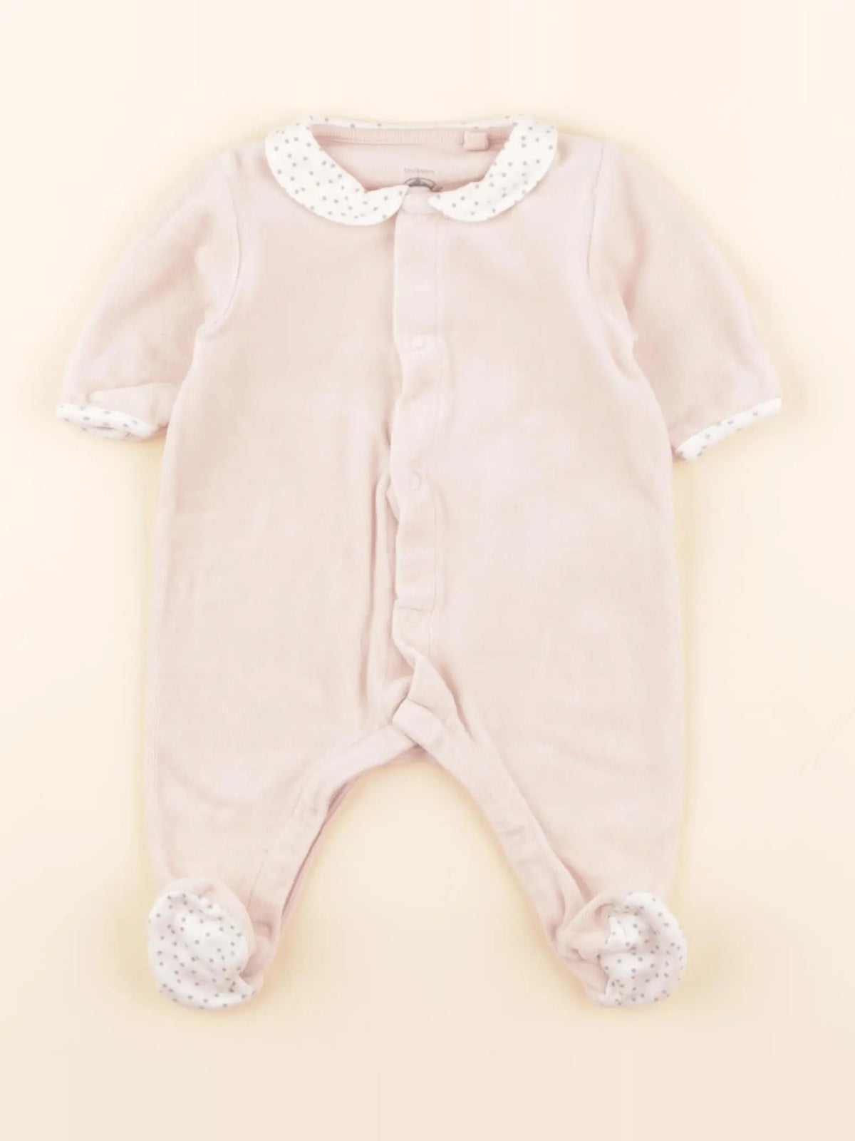 Pyjama velours rose