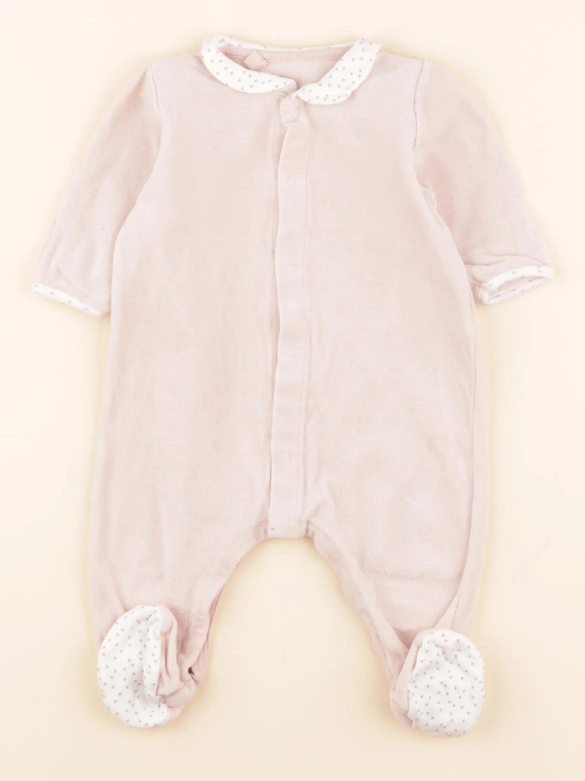 Pyjama velours rose