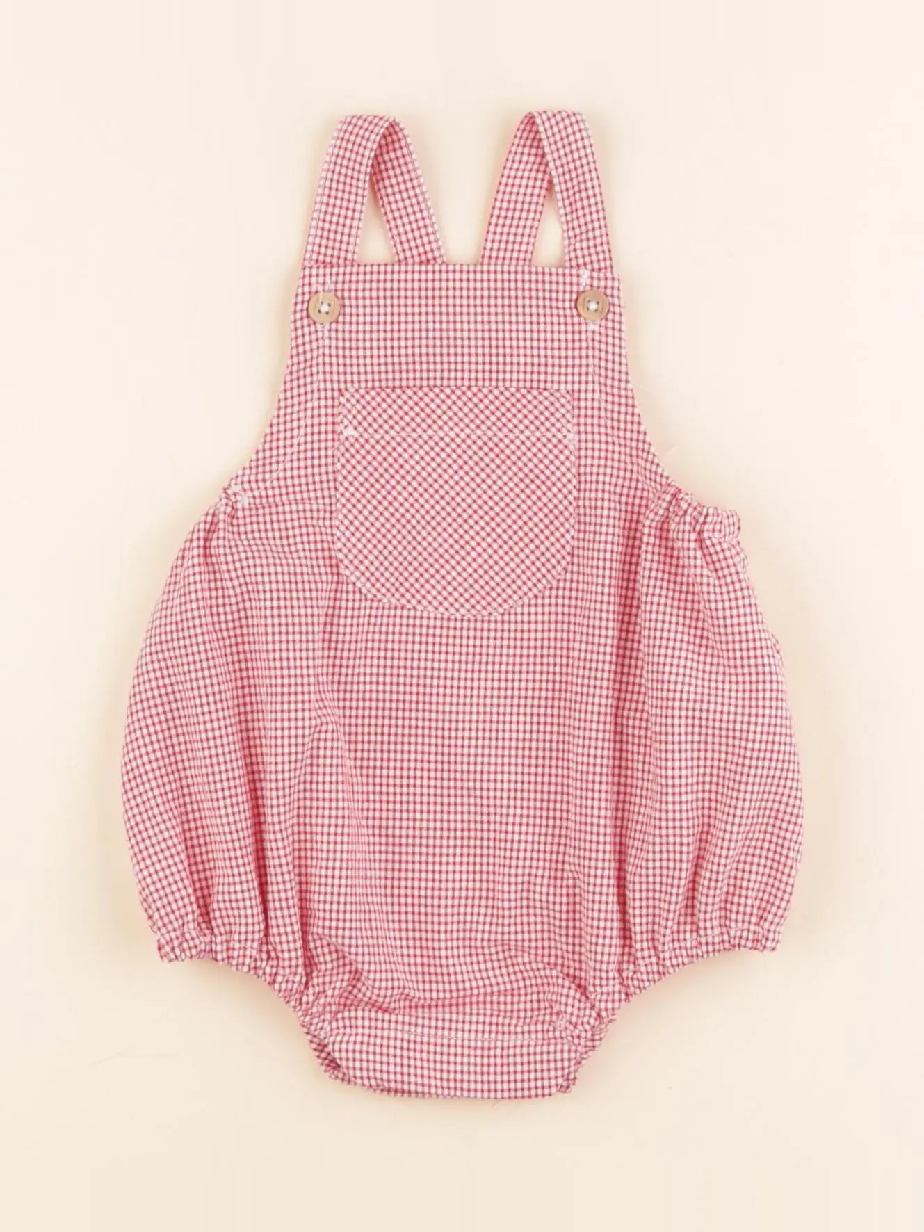 Zara - salopette rouge - 3/6 mois