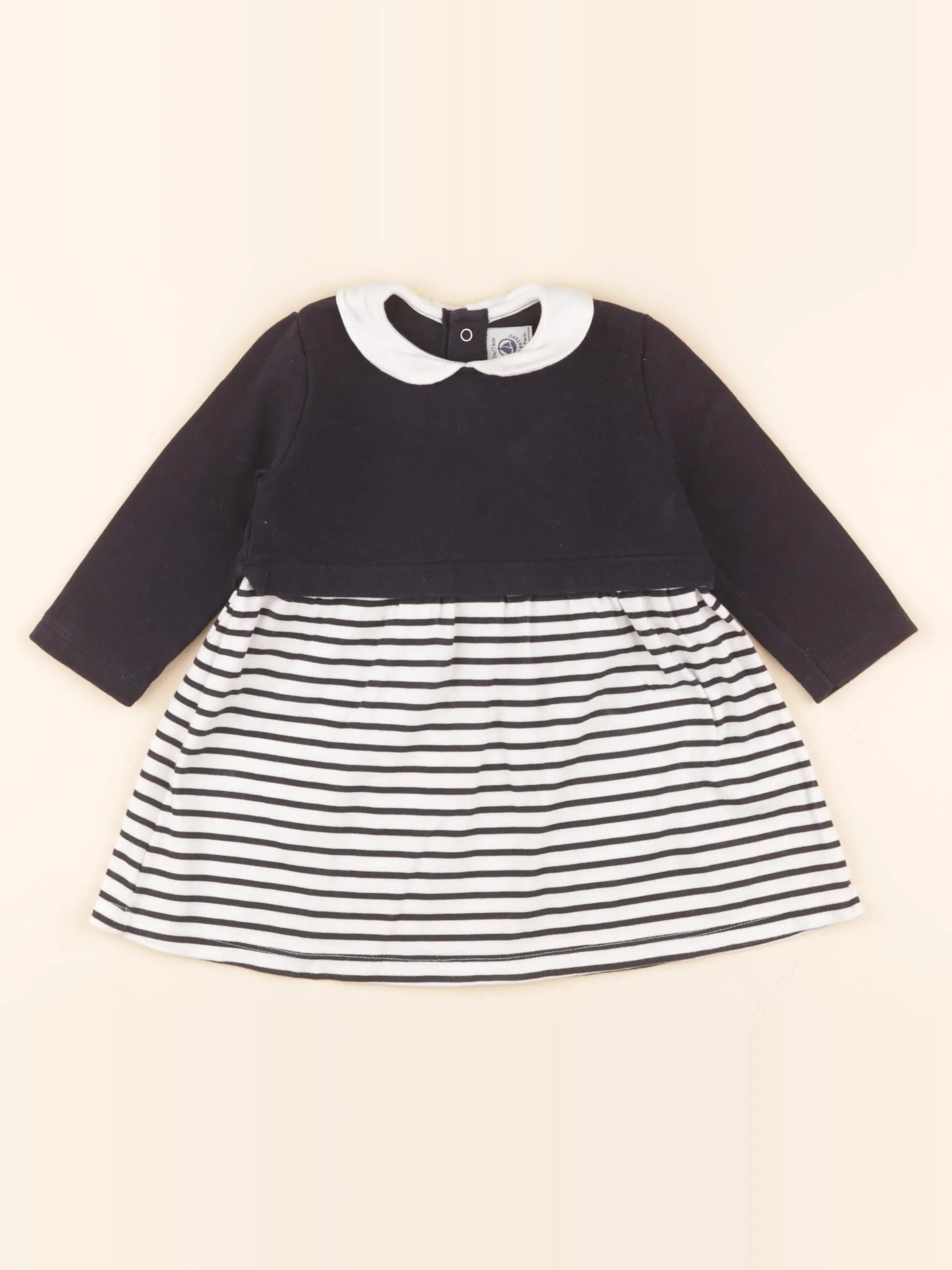 Robe bleu, blanc