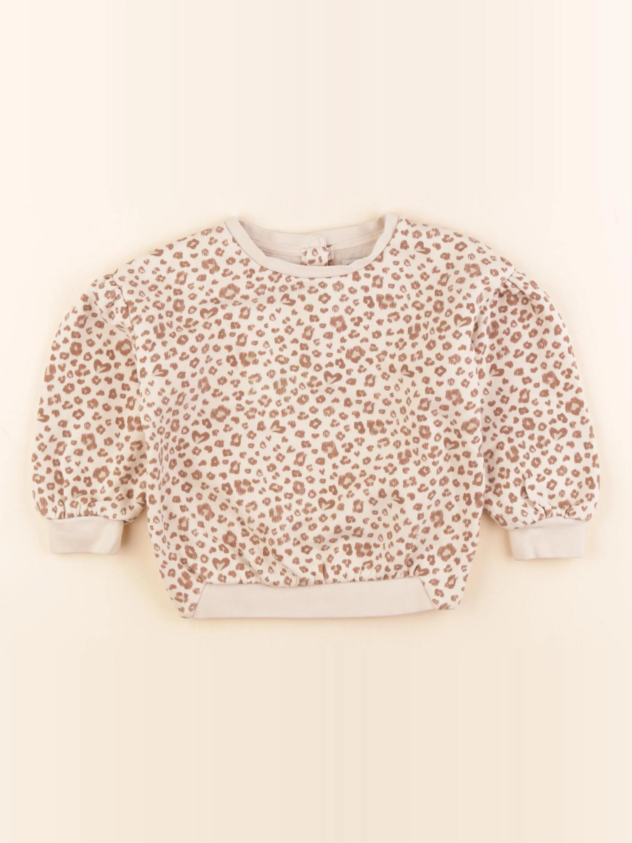 La Redoute - sweat beige - 2 ans