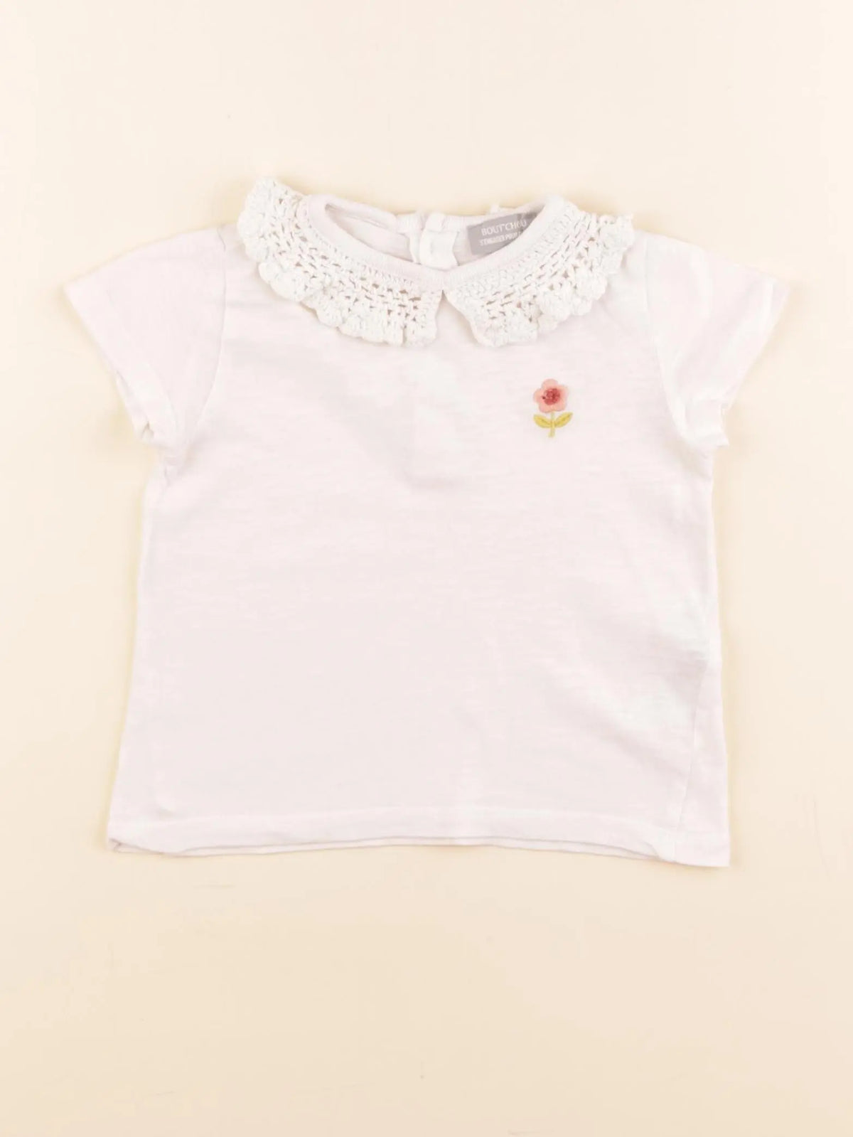 Boutchou - tee-shirt blanc - 18 mois