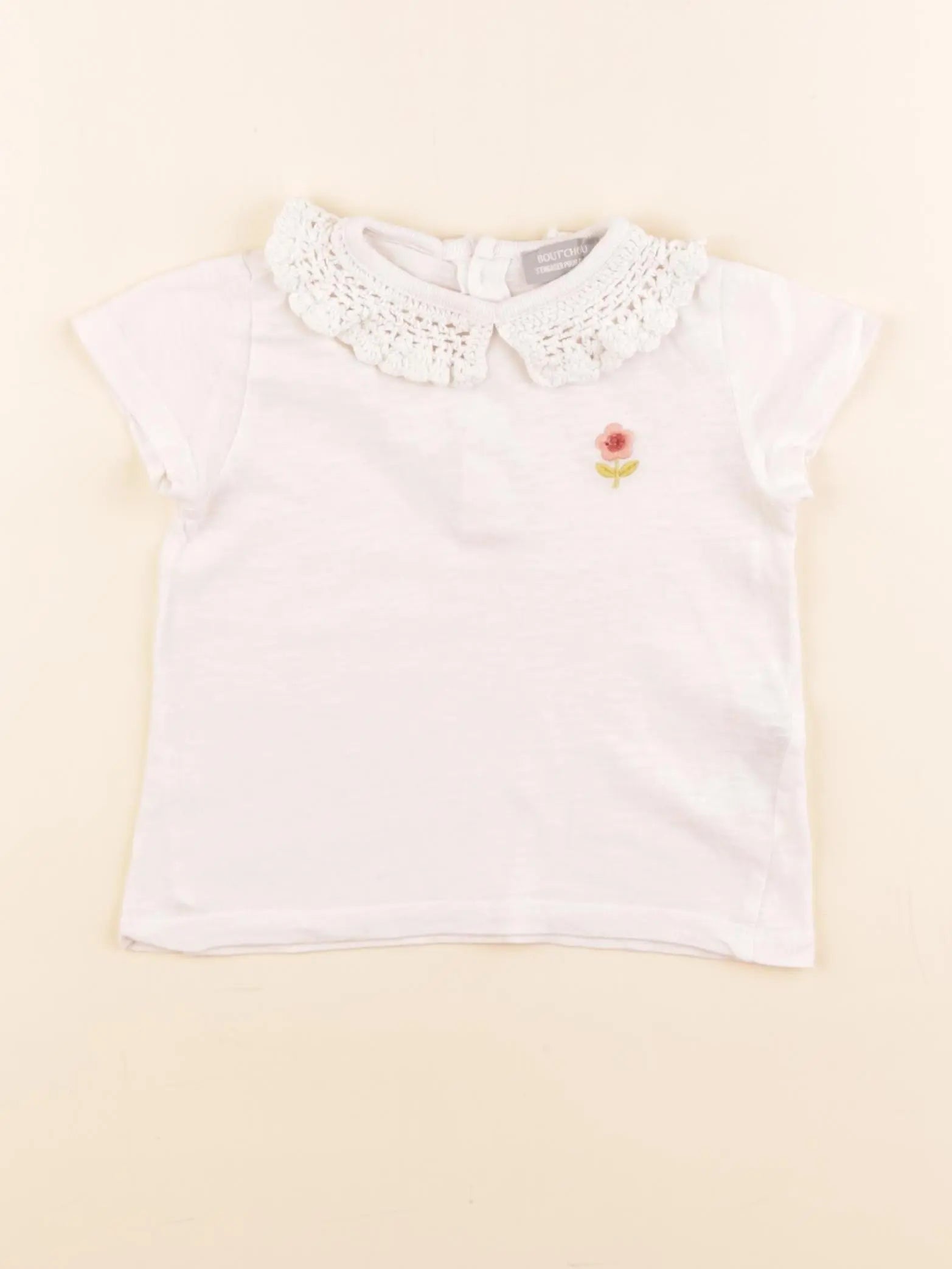 Boutchou - tee-shirt blanc - 18 mois