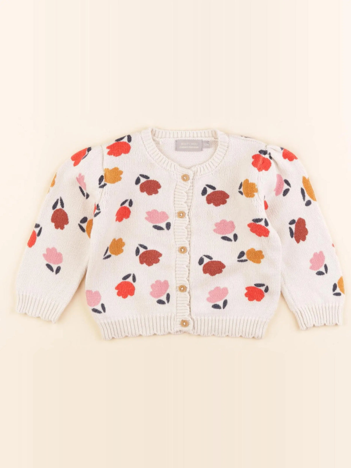 Boutchou - gilet beige - 12 mois