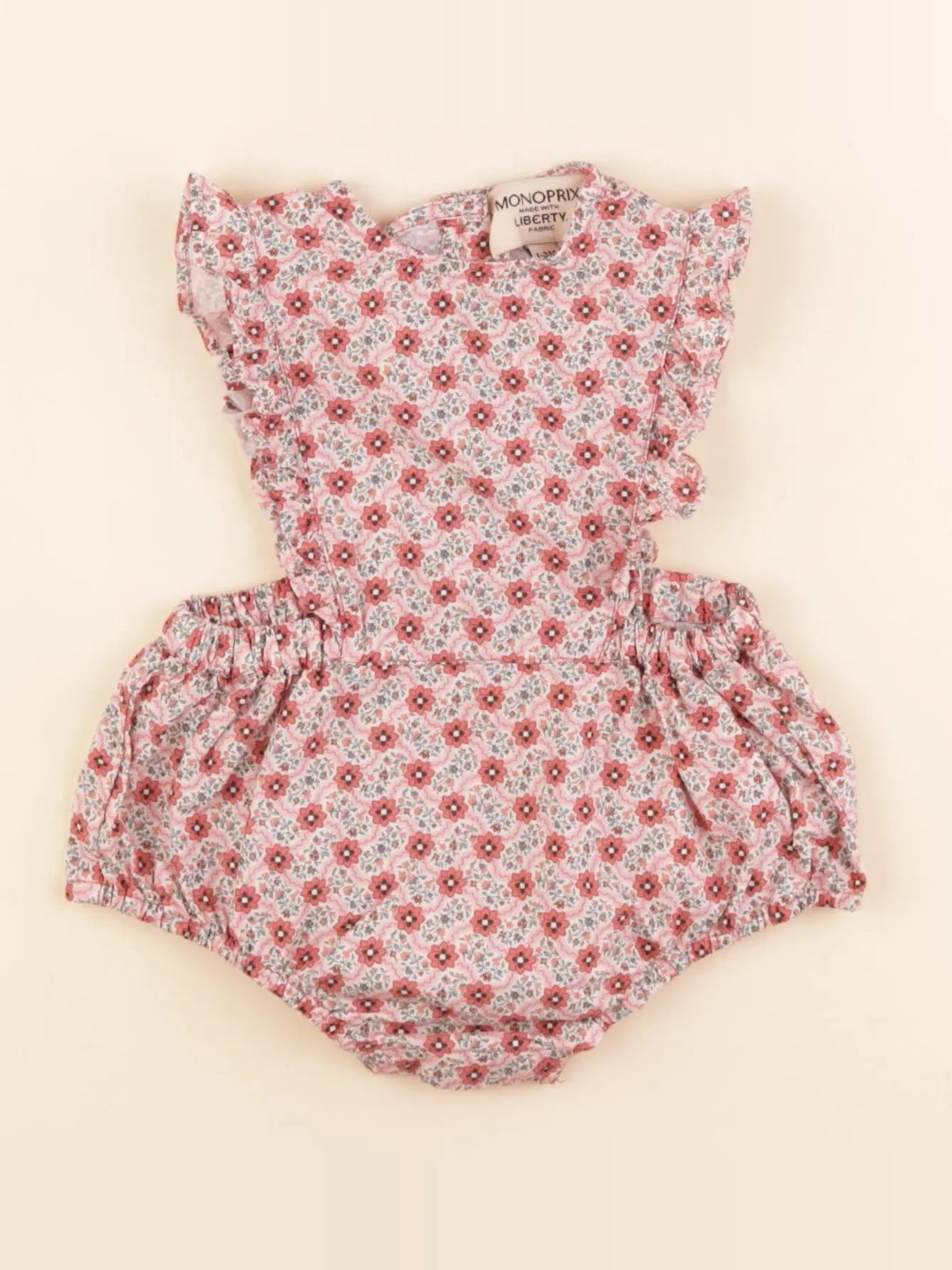Monoprix - combinaison rose - 1/3 mois