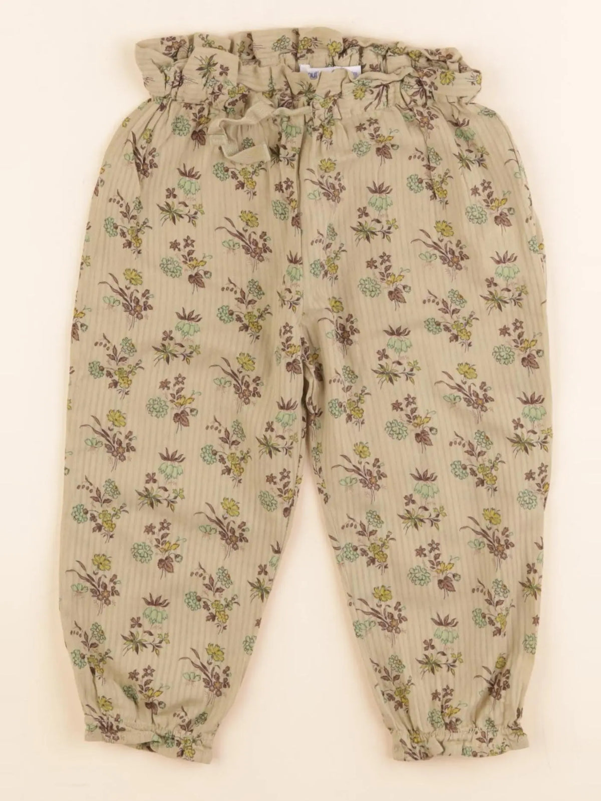 Boutchou - pantalon vert - 12 mois