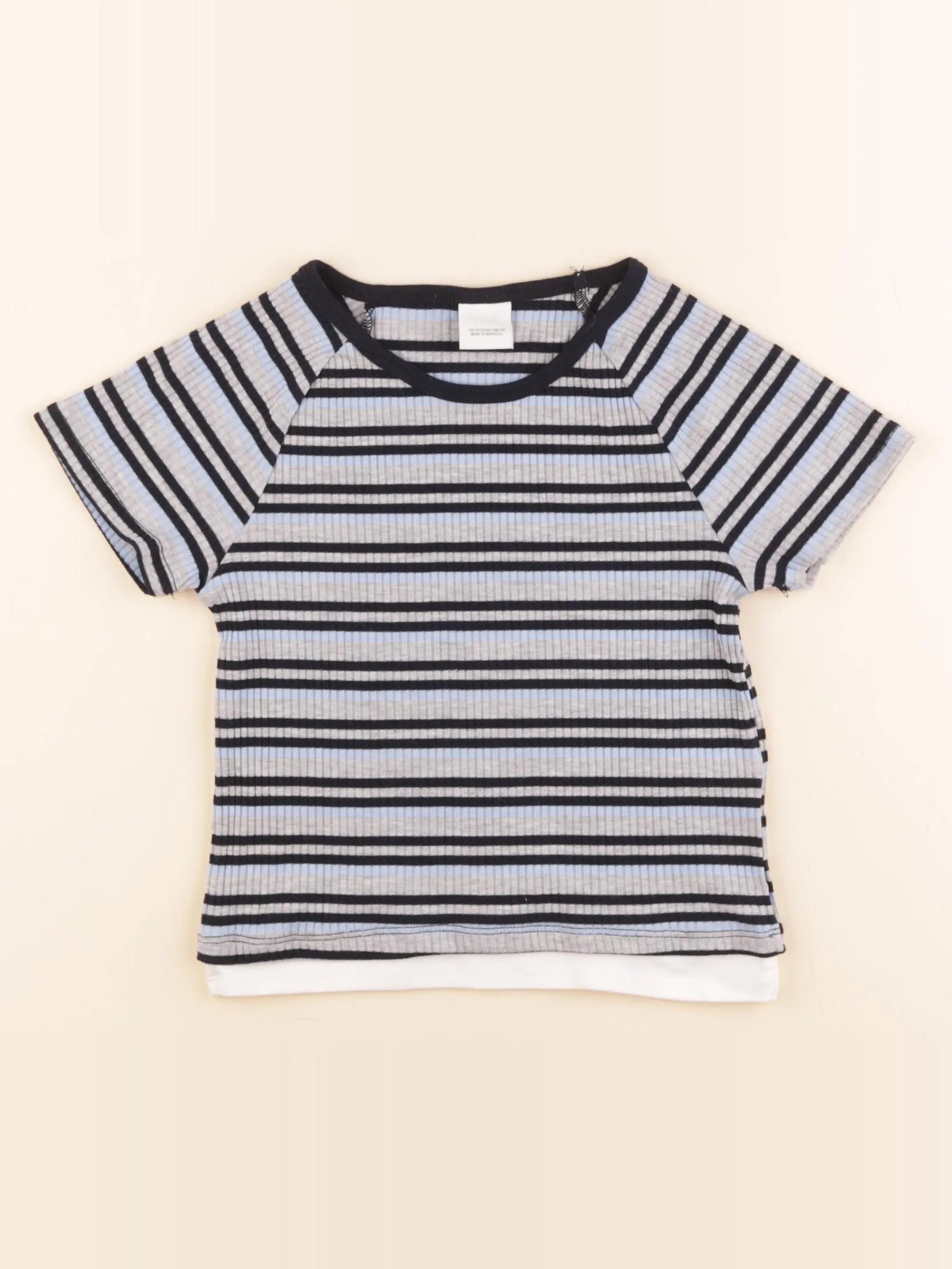 Zara - tee-shirt gris - 12/13 ans