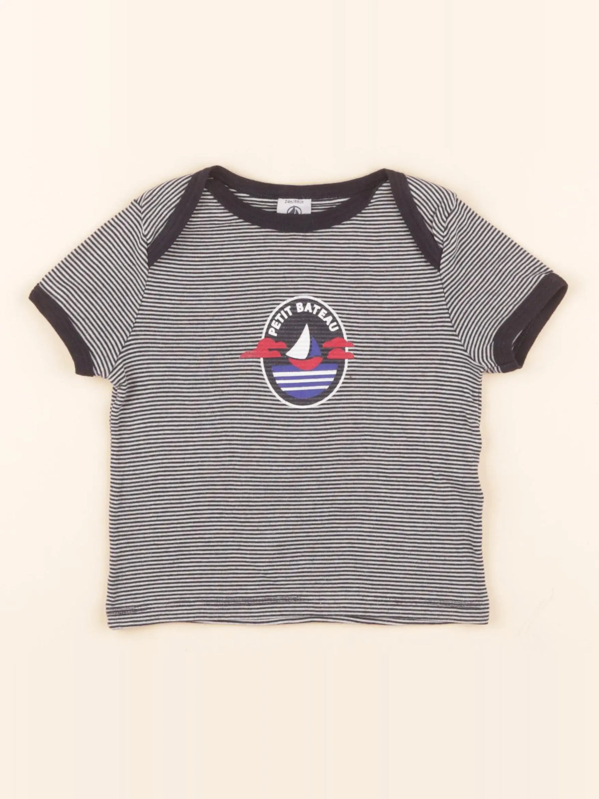 Maillot de corps bleu, blanc