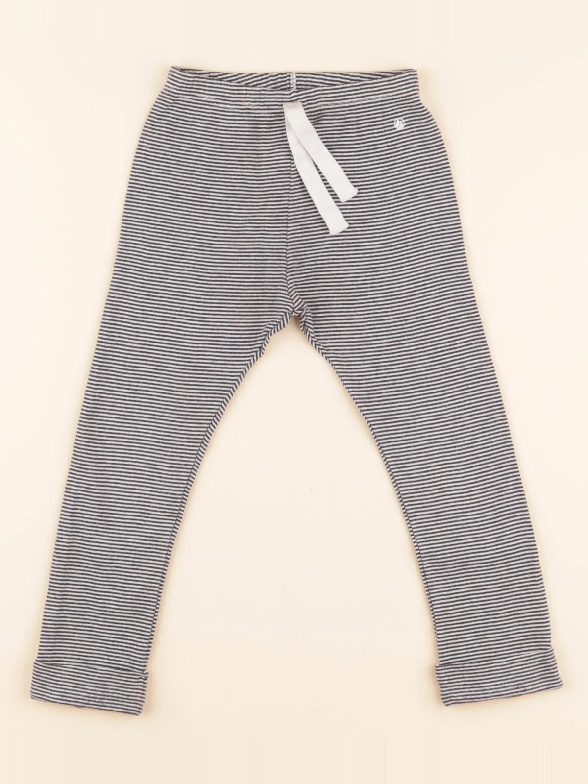 Legging bleu, blanc