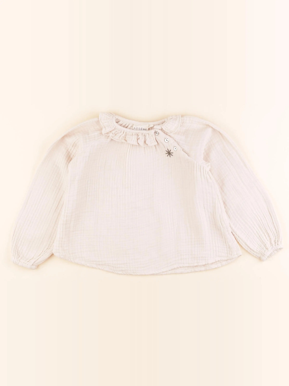 Arsène et les pipelettes - blouse beige - 4 ans