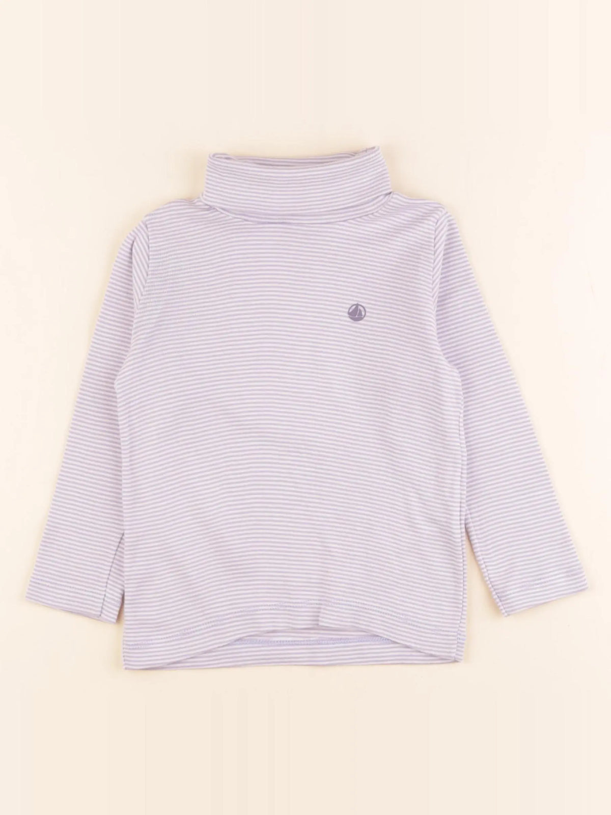 Petit Bateau - sous-pull violet - 3 ans