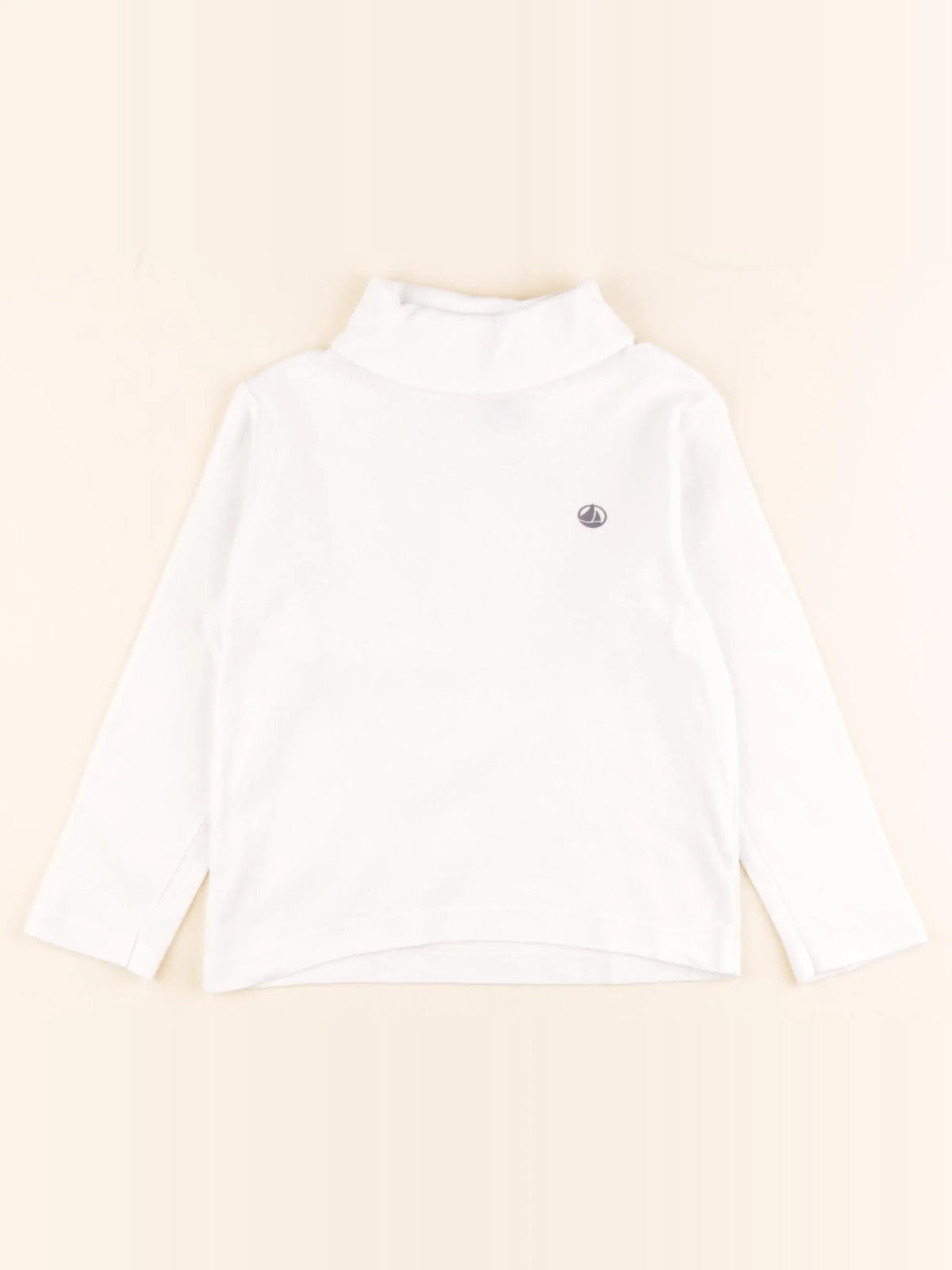 Petit Bateau - sous-pull blanc - 3 ans