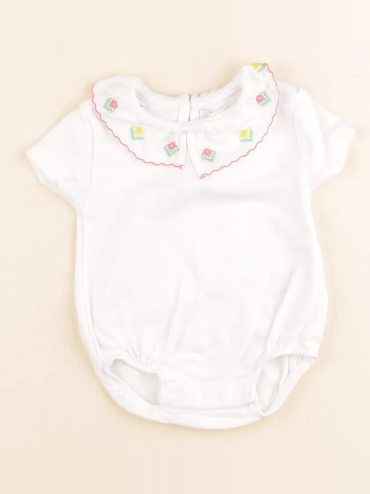 Zara - body à col blanc - 1/3 mois