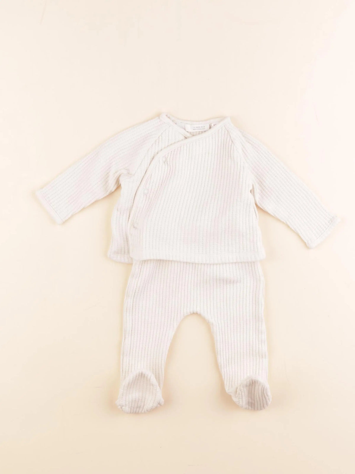 Zara - ensemble beige - 1/3 mois
