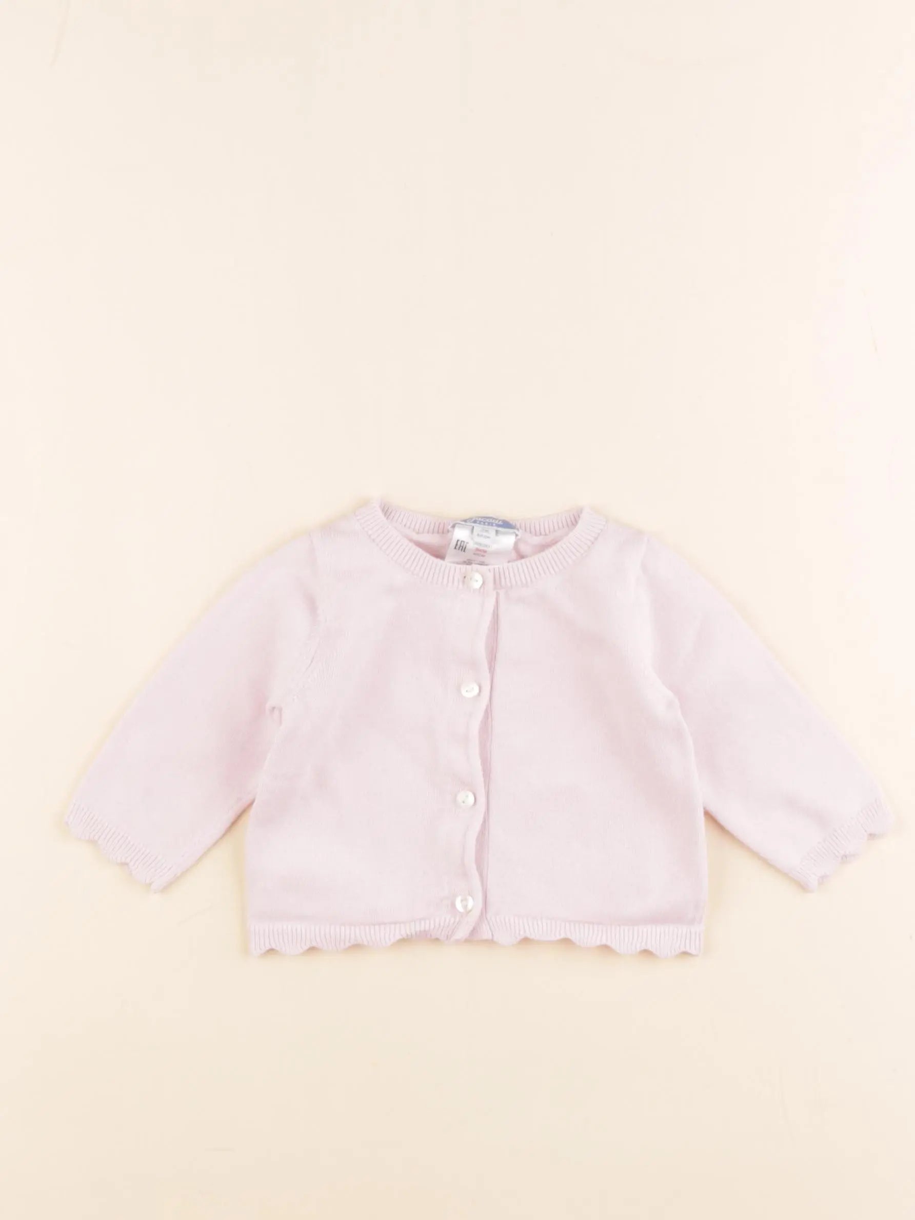 Jacadi - gilet rose - 3 mois