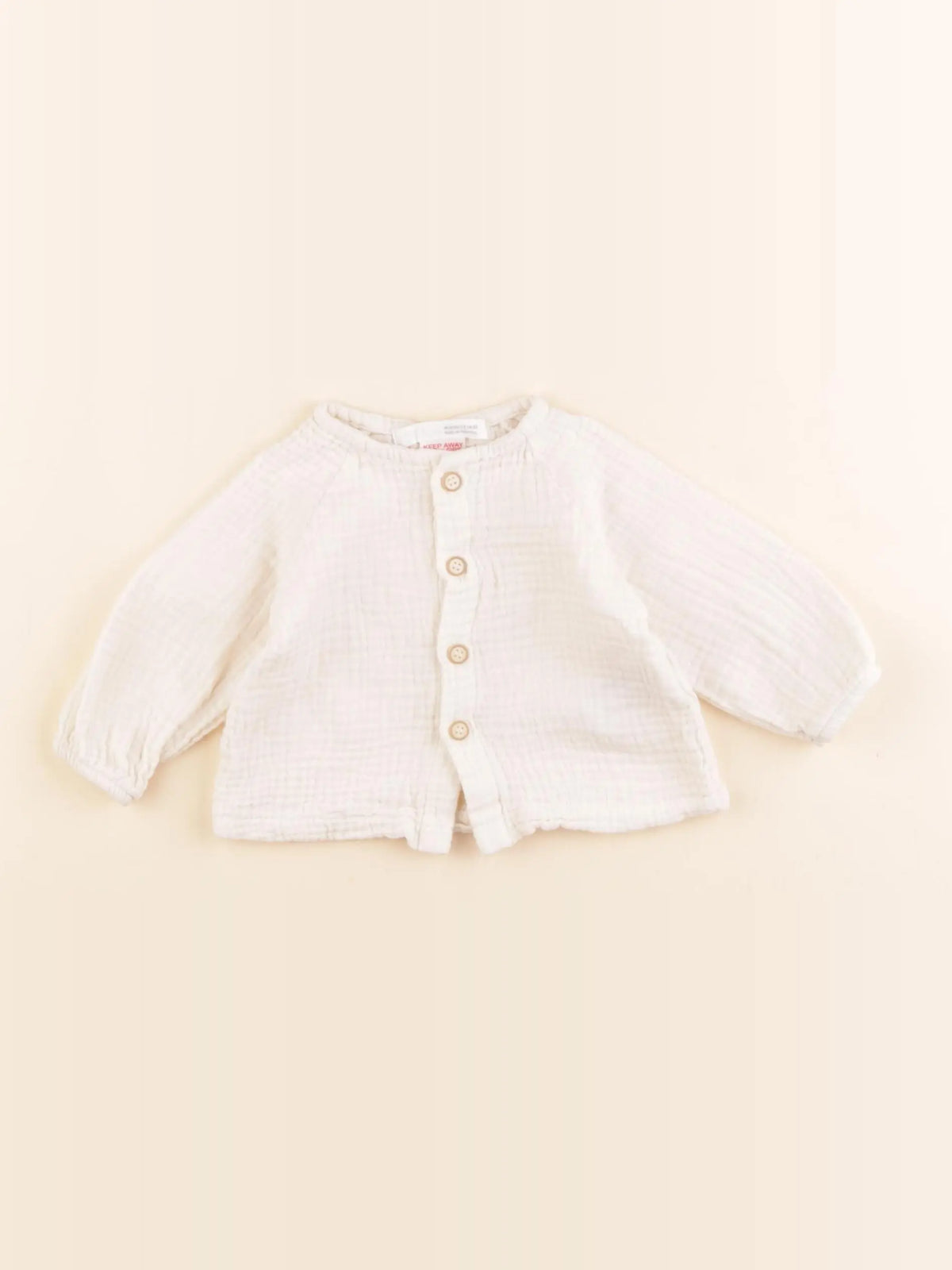 Zara - blouse beige - 1/3 mois