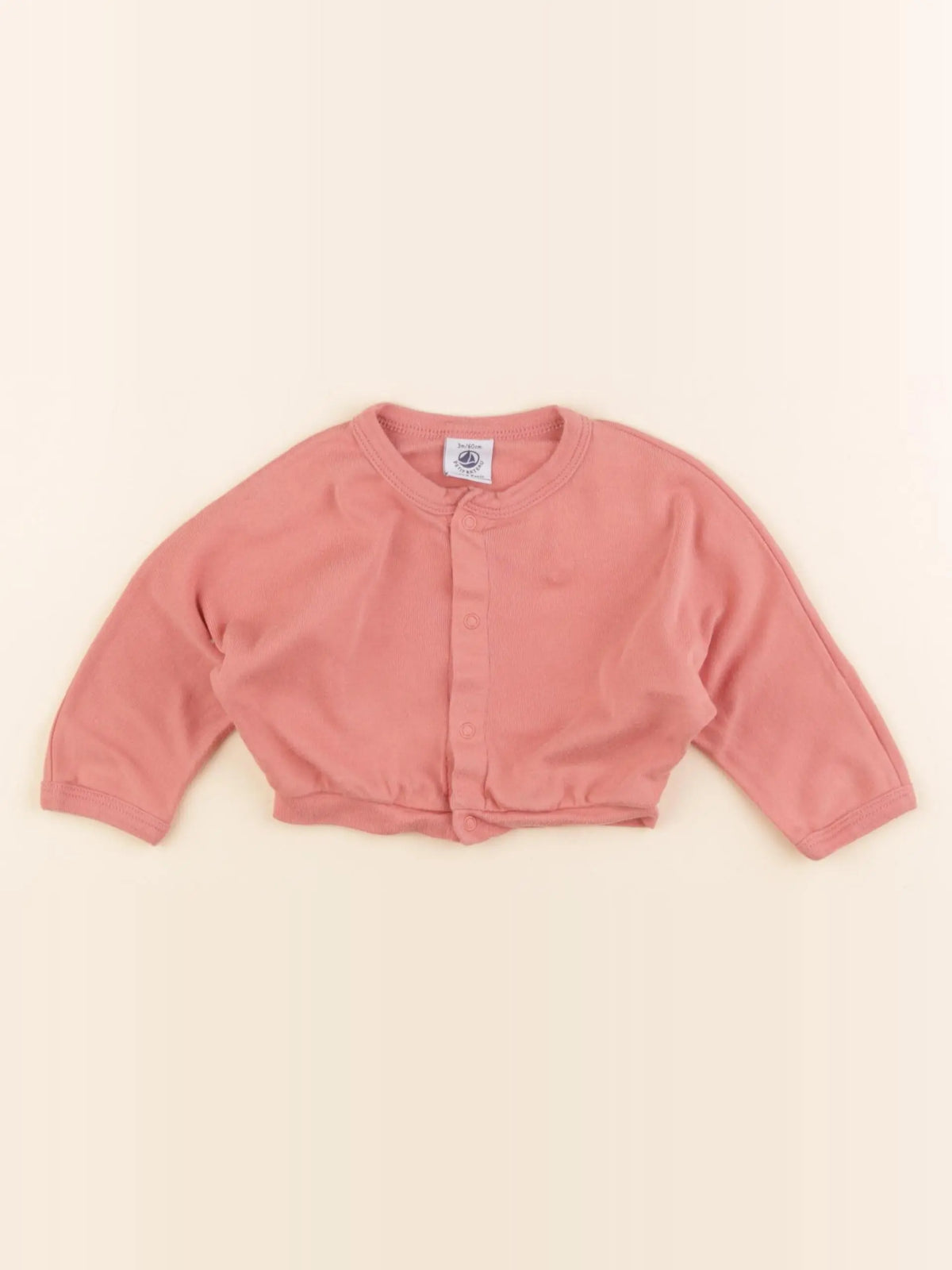 Petit Bateau - tee-shirt rose - 3 mois