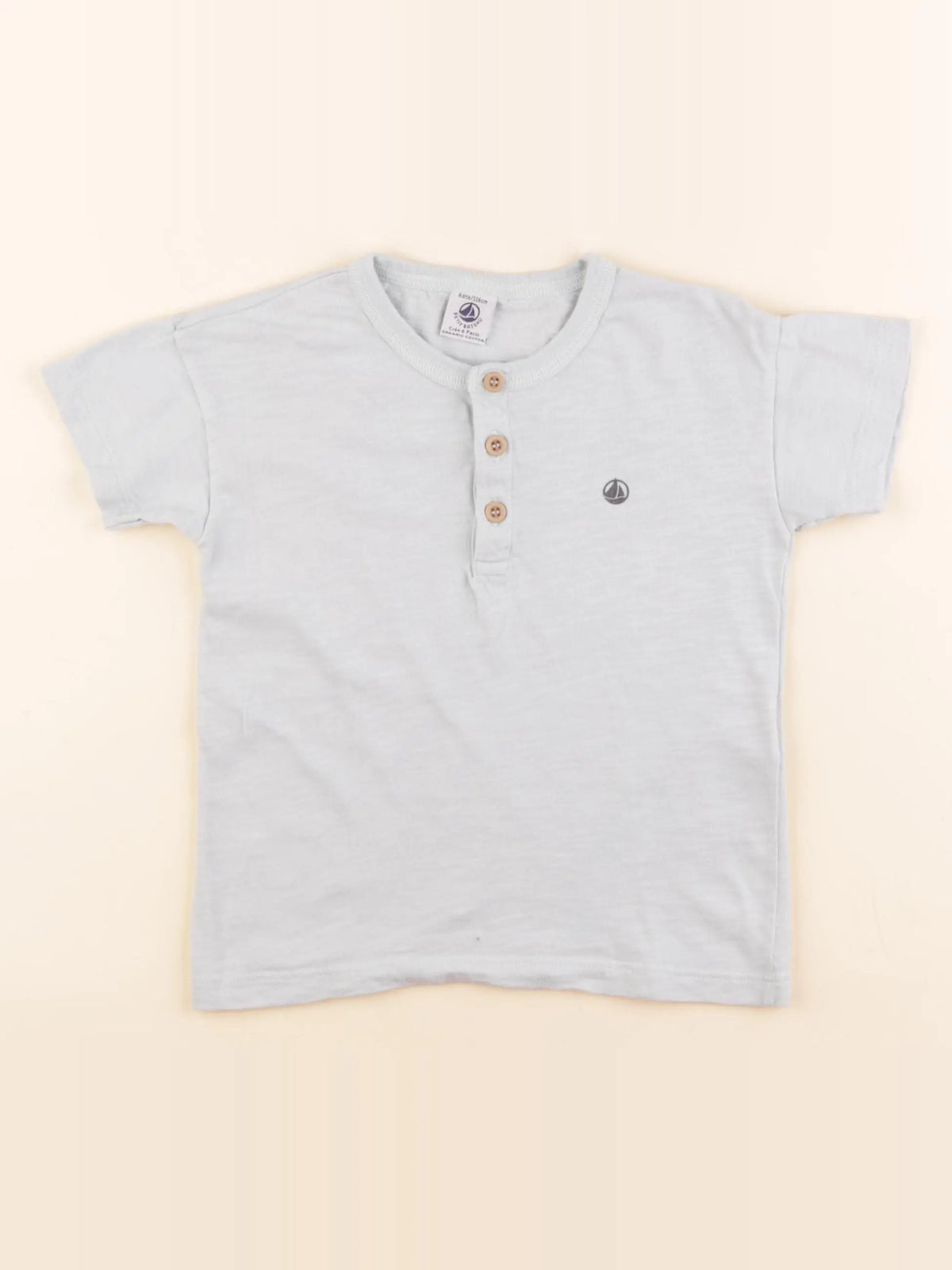 Petit Bateau - tee-shirt vert - 6 ans