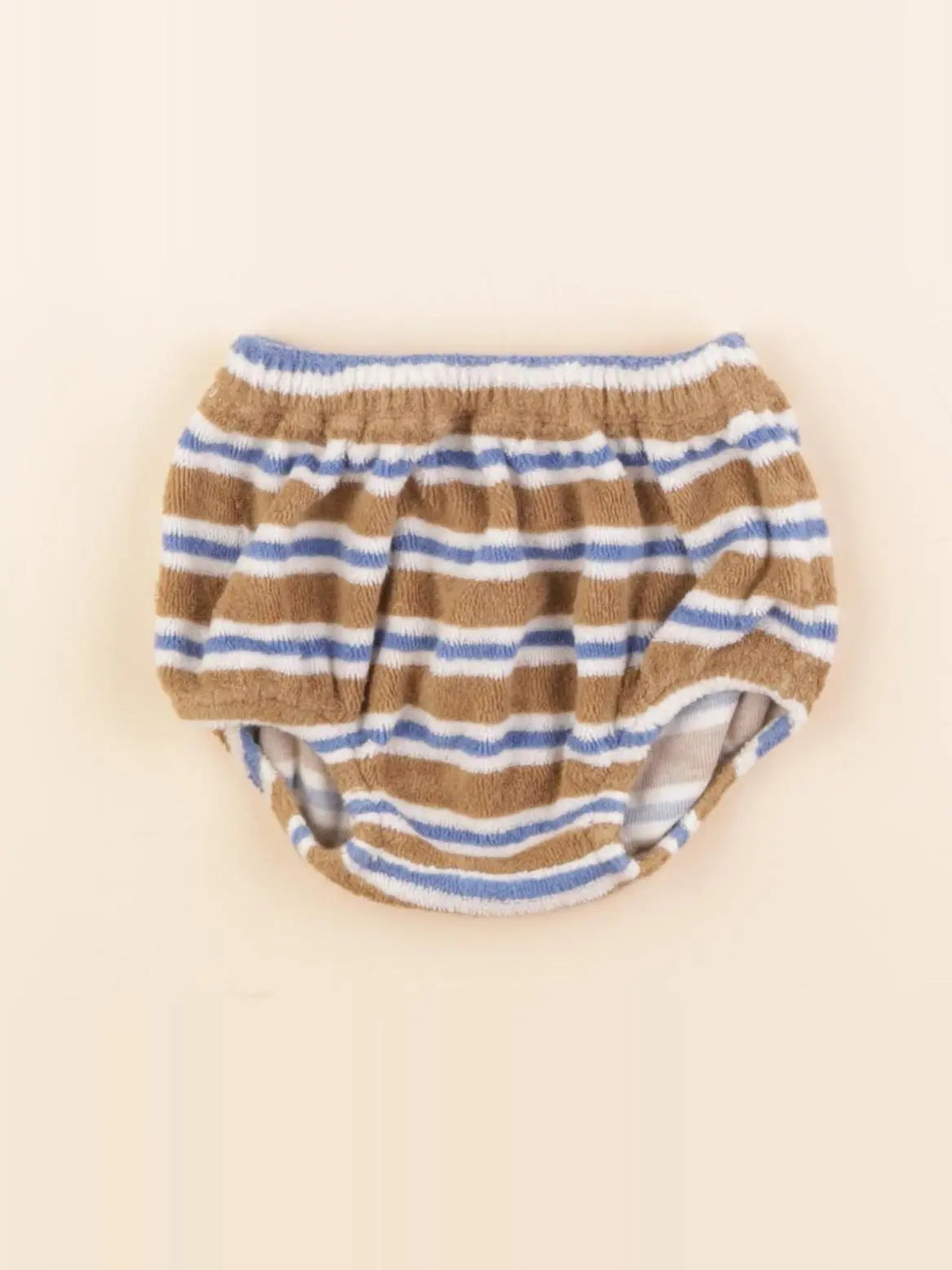 We are kids - bloomer bleu, marron - 3/6 mois