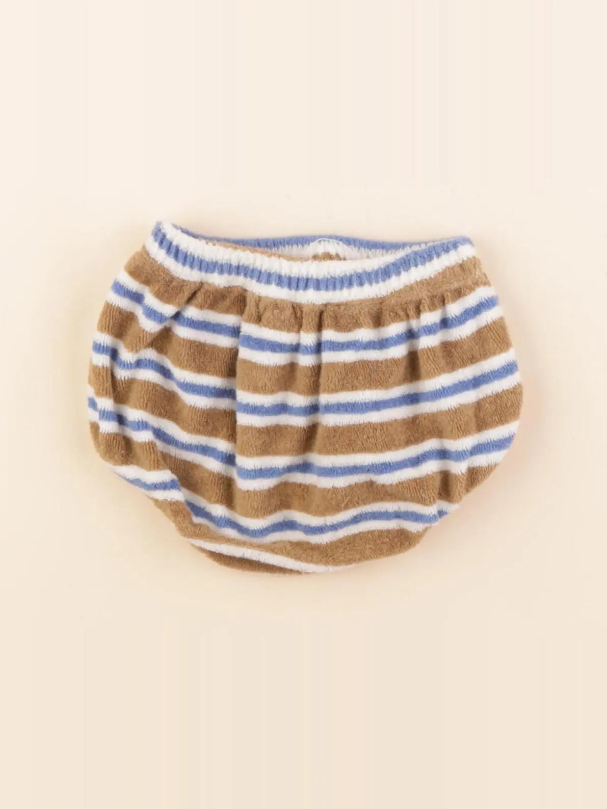 We are kids - bloomer bleu, marron - 3/6 mois