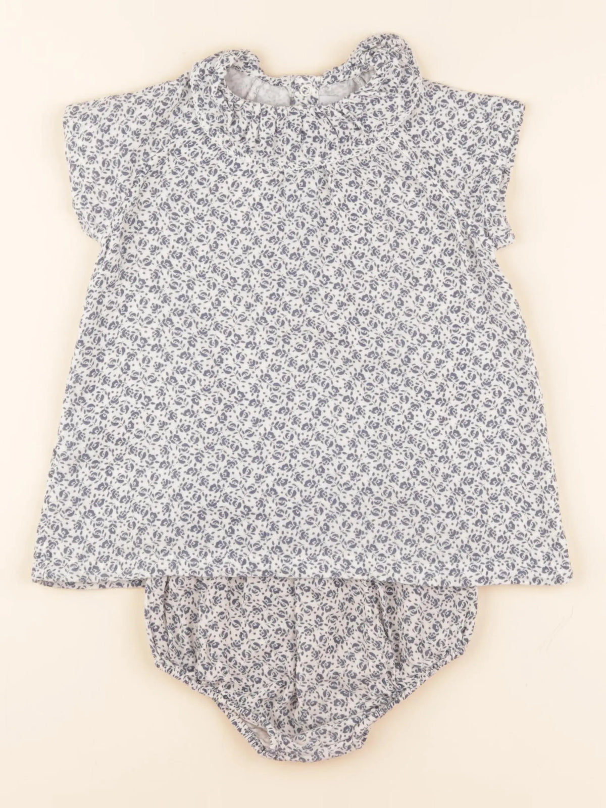 Robe blanc, bleu