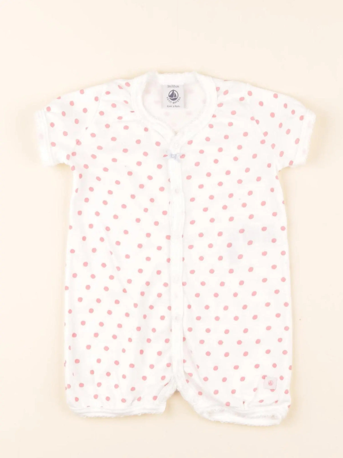 Combinaison blanc, rose