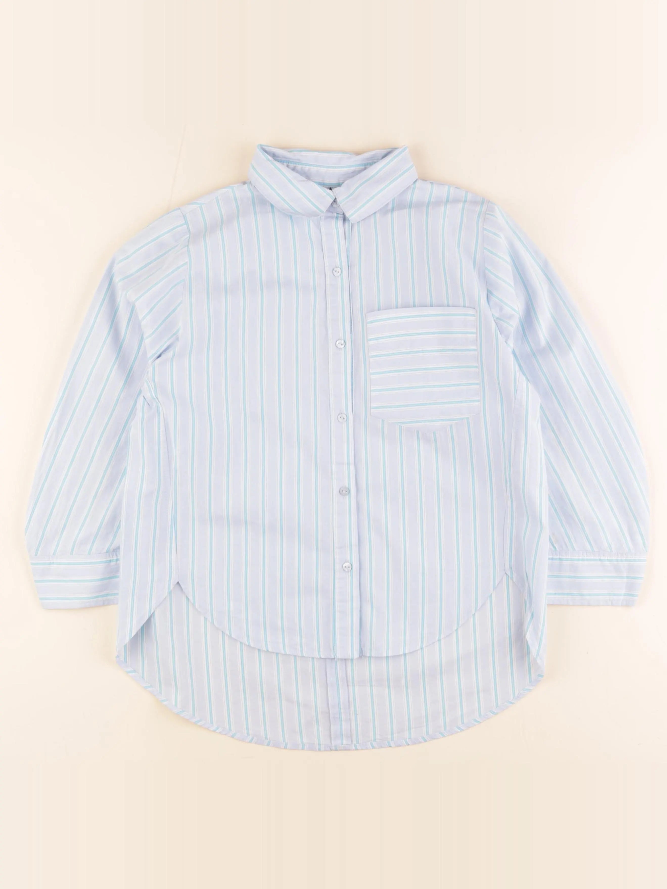 Zara - blouse bleu - 8 ans