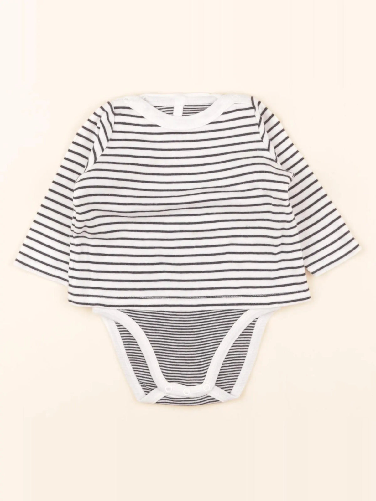 Body tee-shirt blanc, bleu