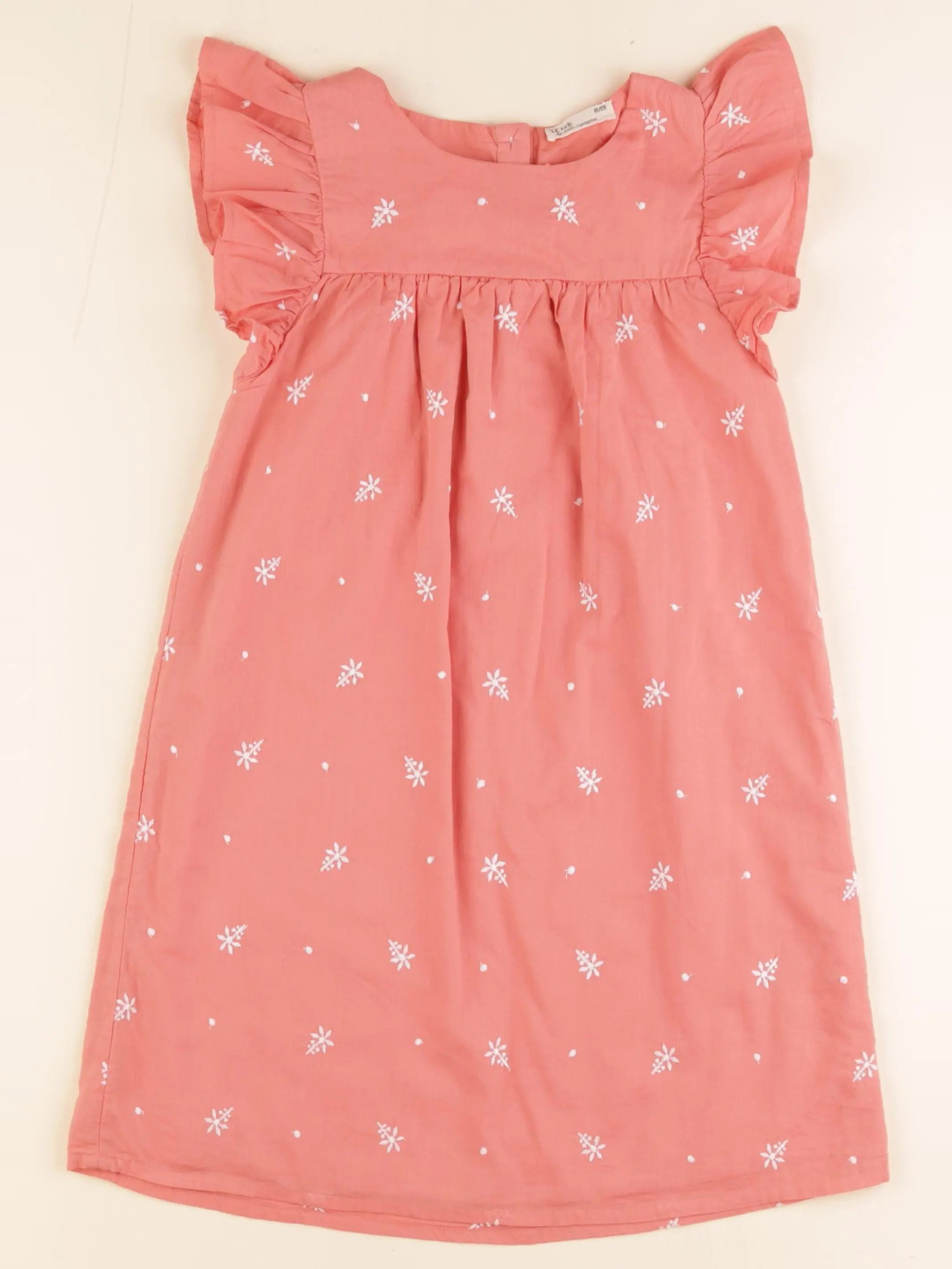 Little Cigogne - robe rose - 8 ans