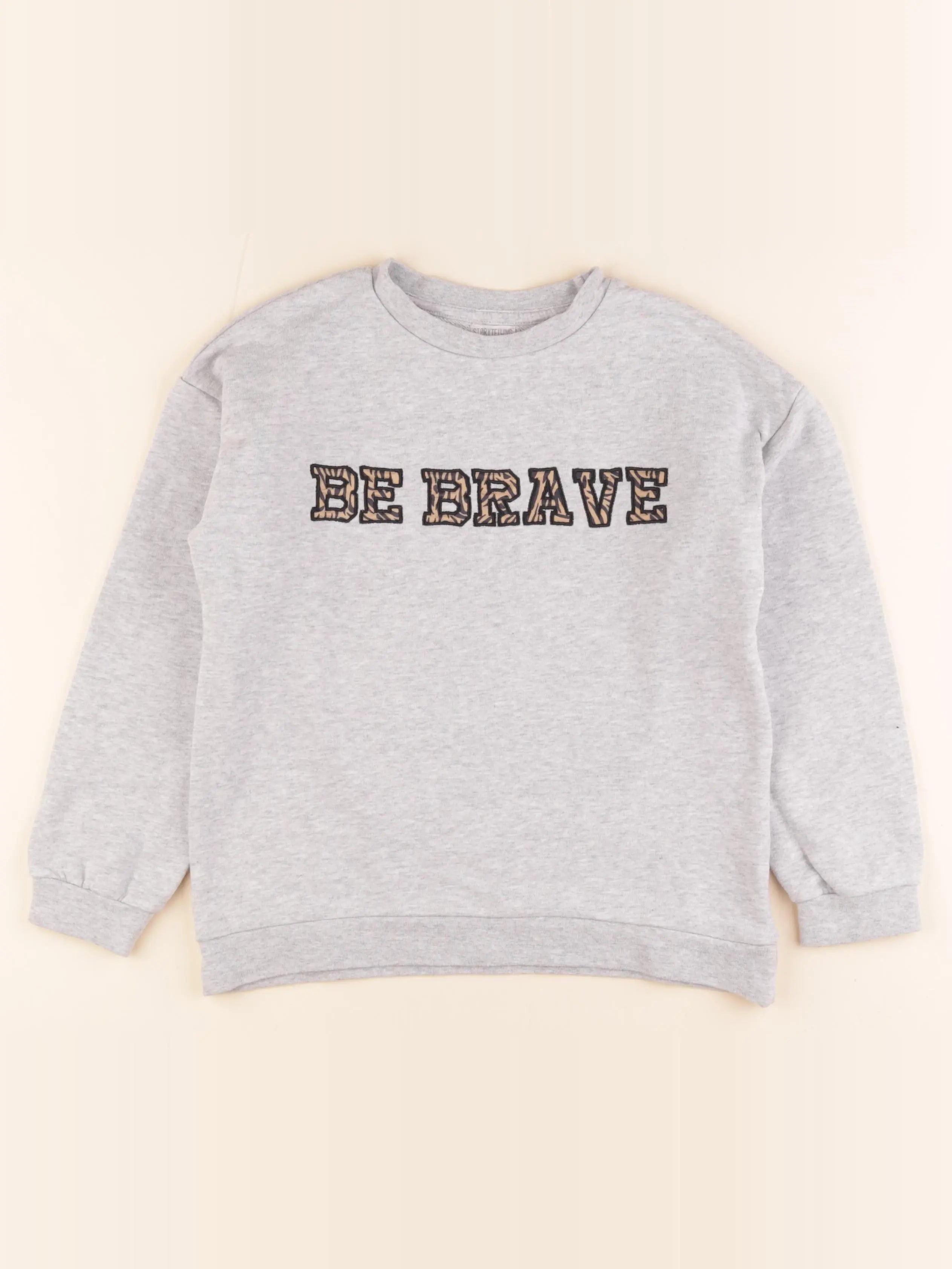 Storytelling - sweat gris - 10 ans