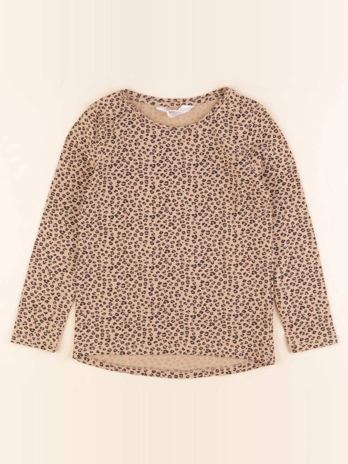 H&M - tee-shirt beige - 4/6 ans