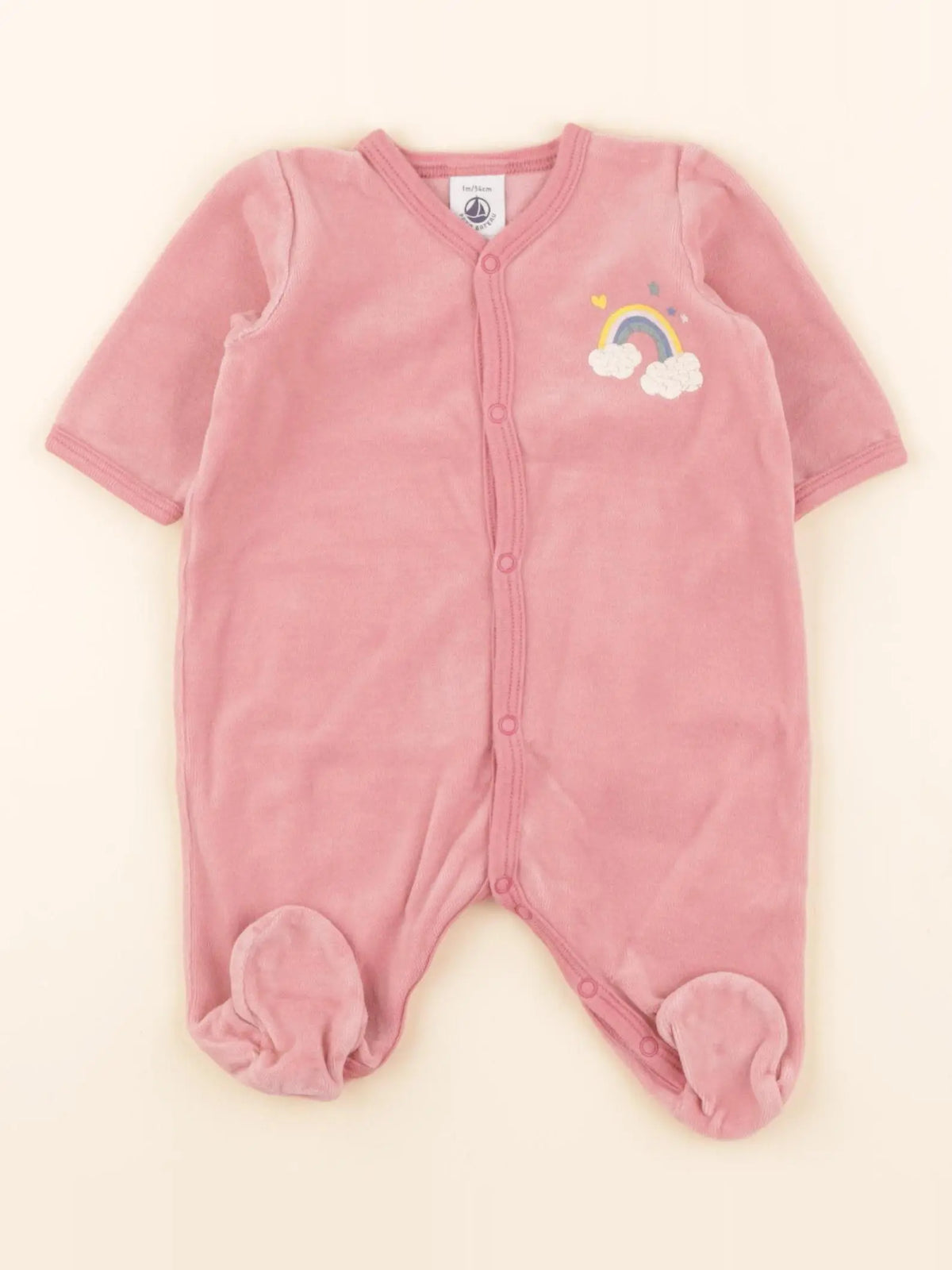 Pyjama velours rose