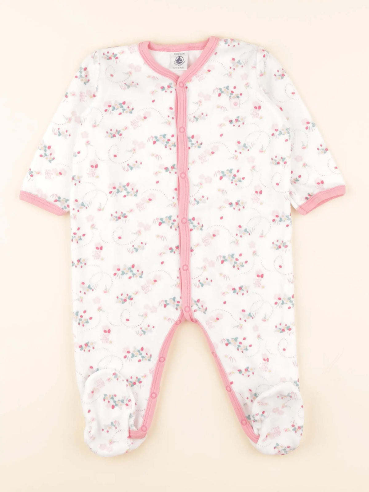 Pyjama velours rose