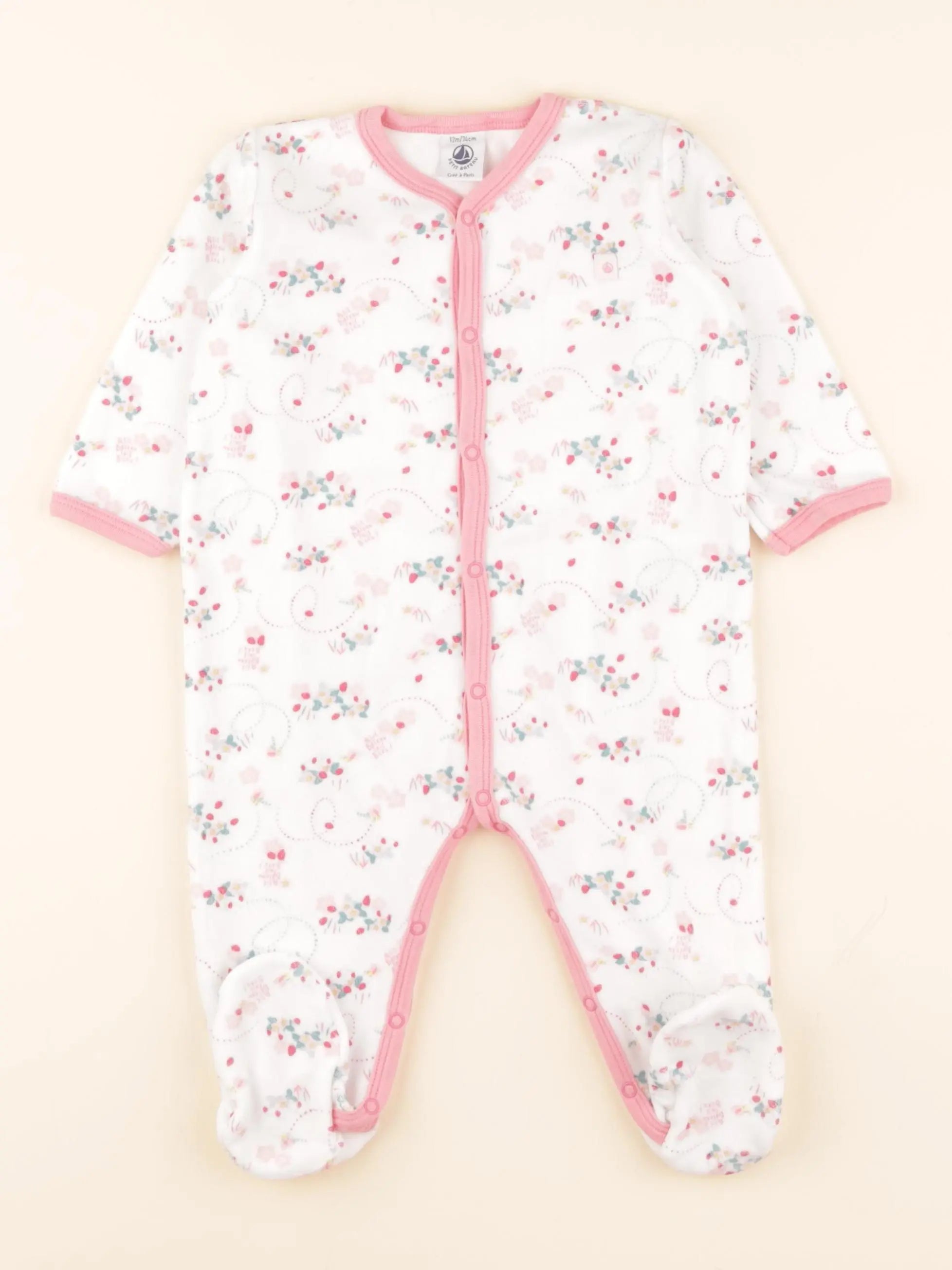 Pyjama velours rose