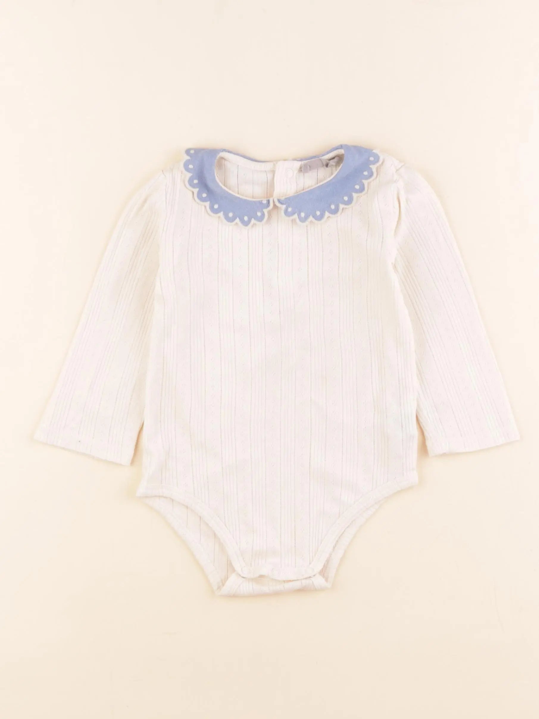 Boutchou - body à col beige - 18 mois