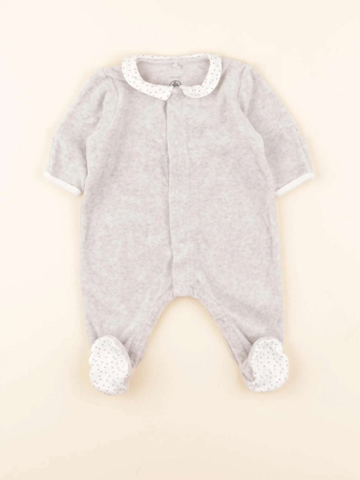 Pyjama velours gris