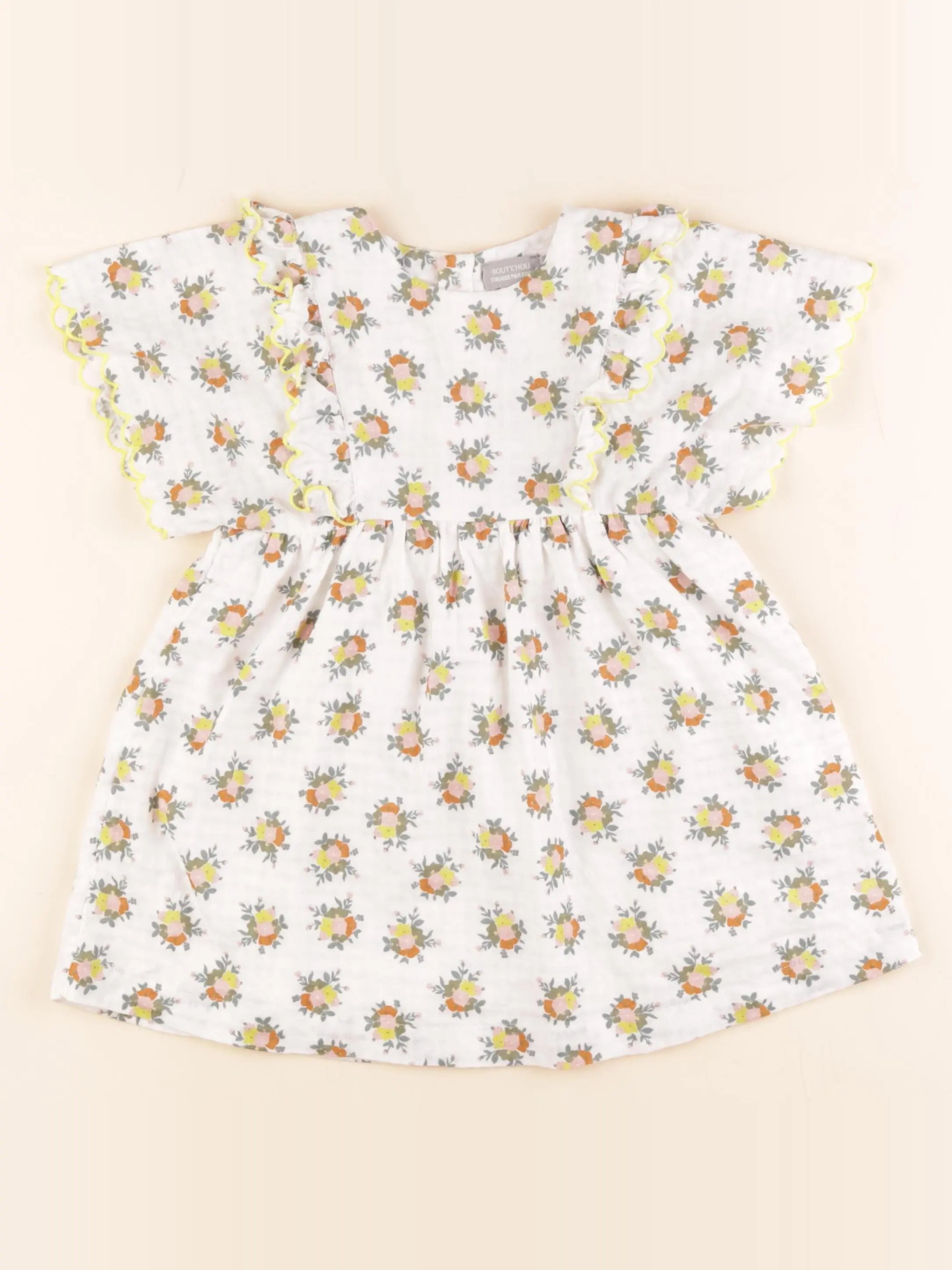 Boutchou - robe blanc - 24 mois