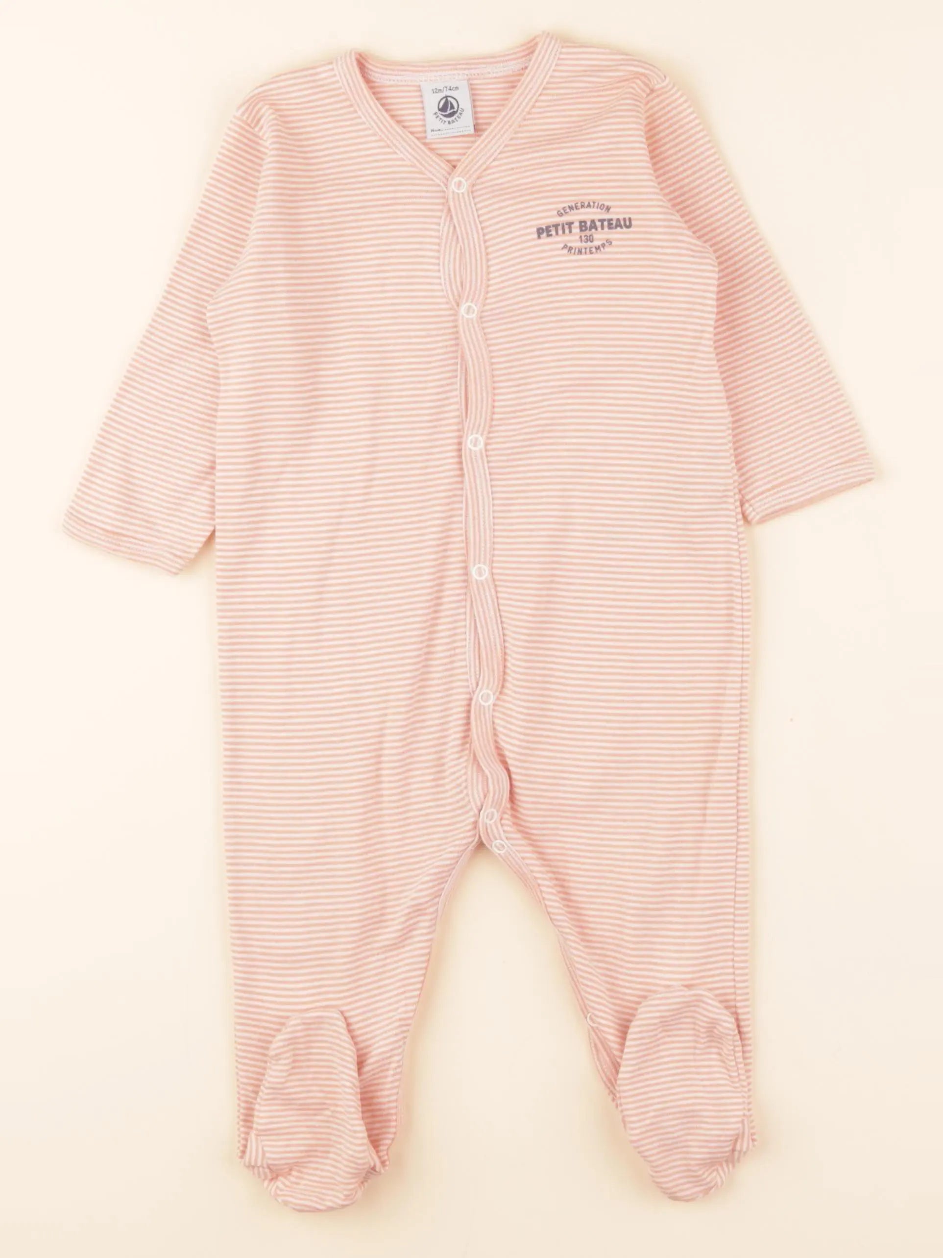 Pyjama coton orange