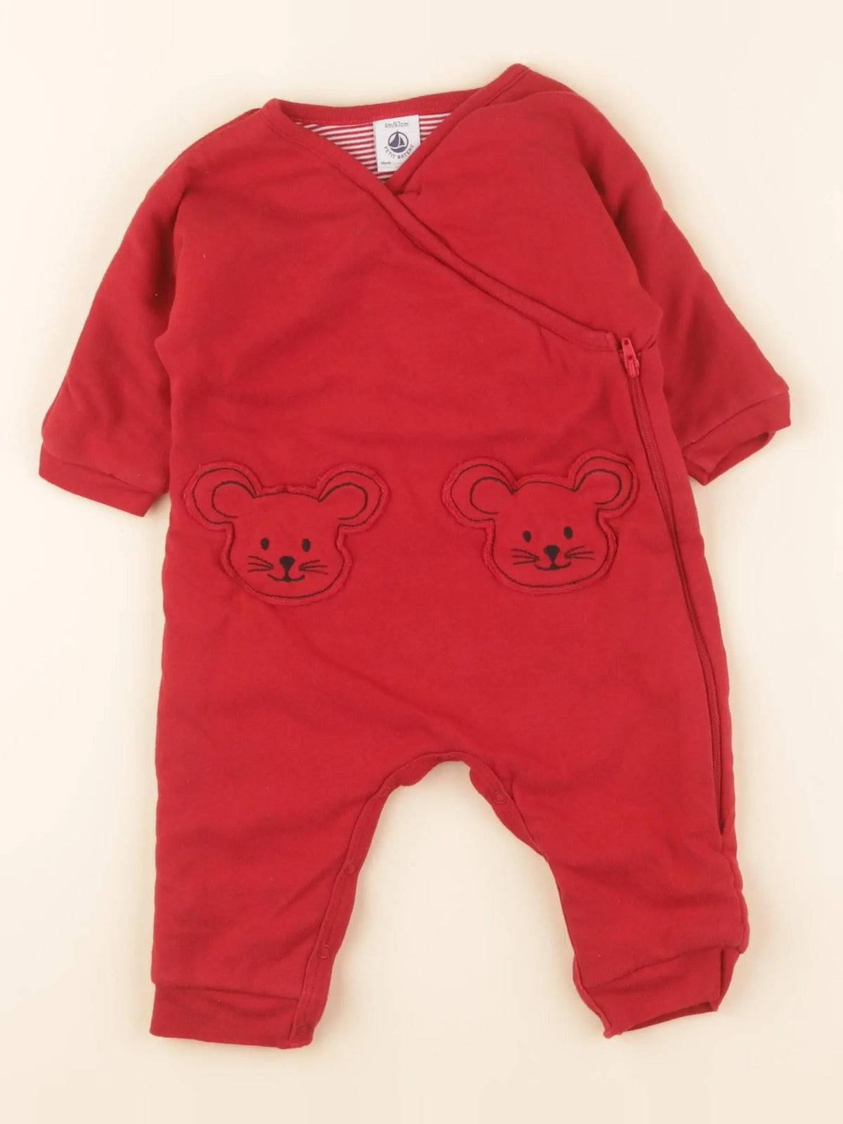 Pyjama coton rouge