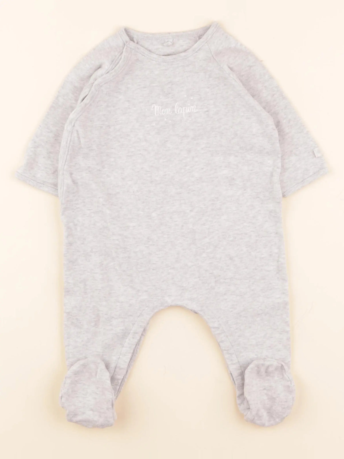 Pyjama coton gris