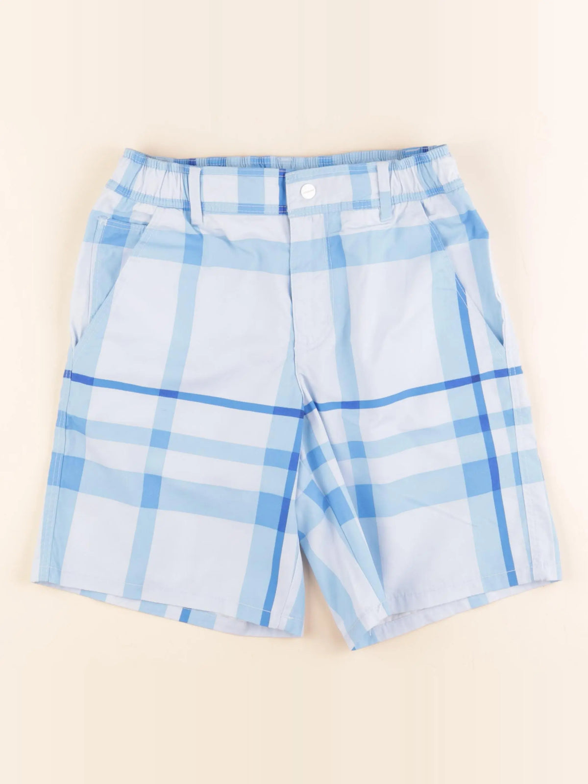 Jacadi - short blanc, bleu - 12 ans