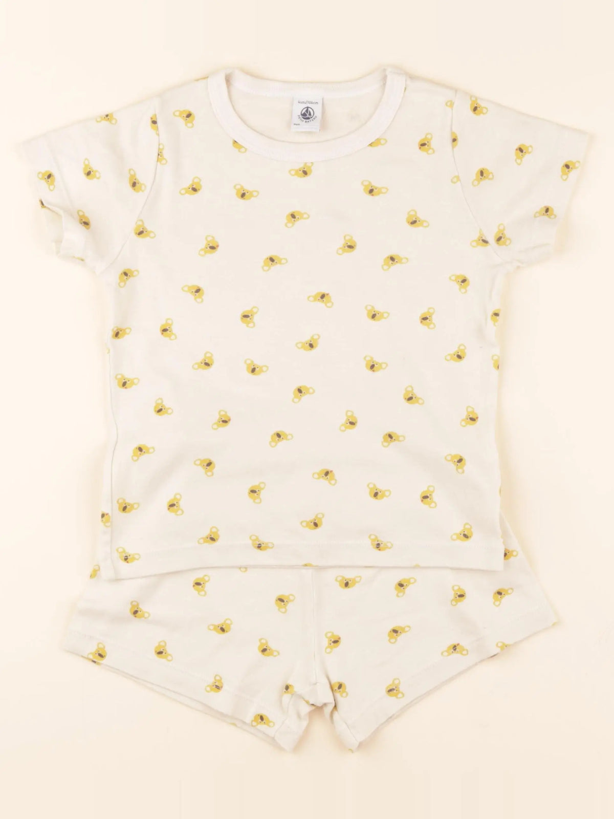Pyjama coton jaune