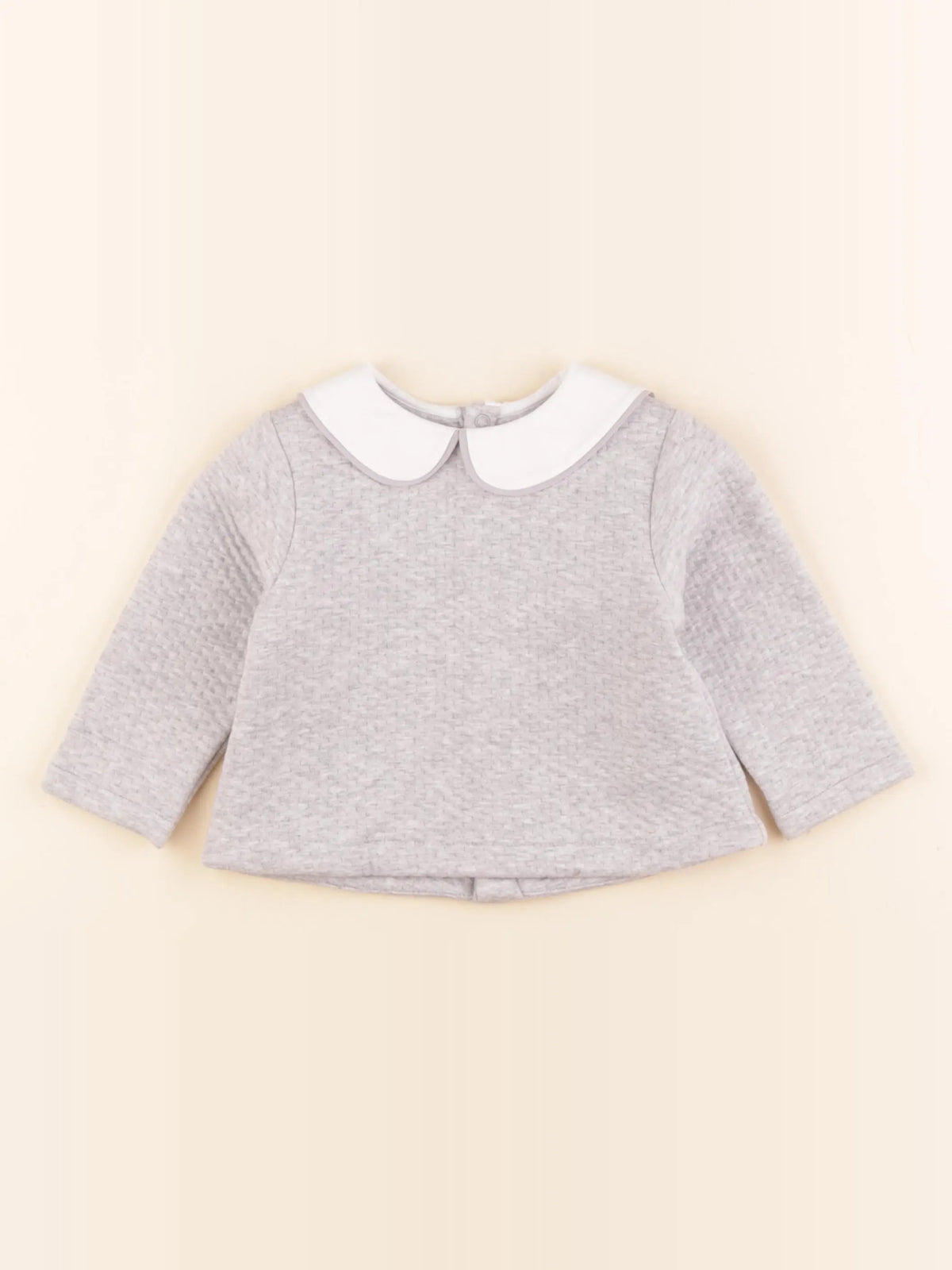 Jacadi - sweat gris - 12 mois