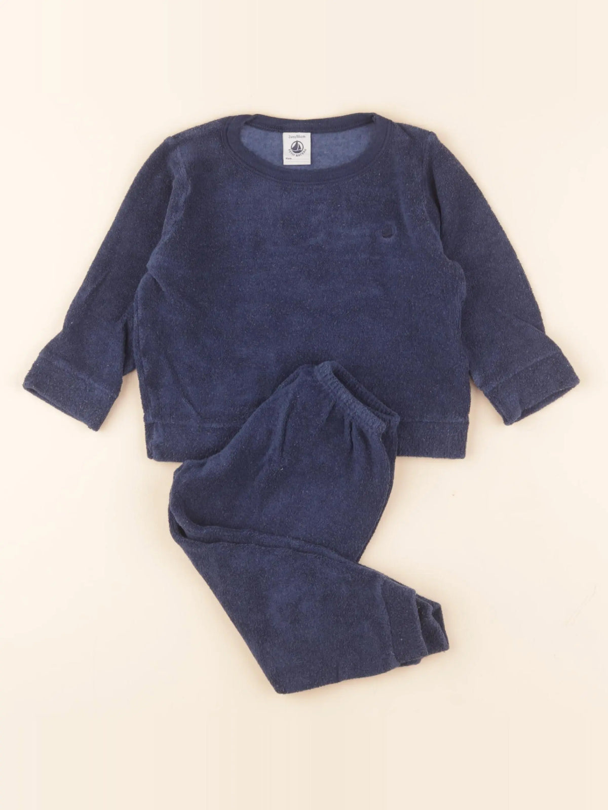 Pyjama velours bleu