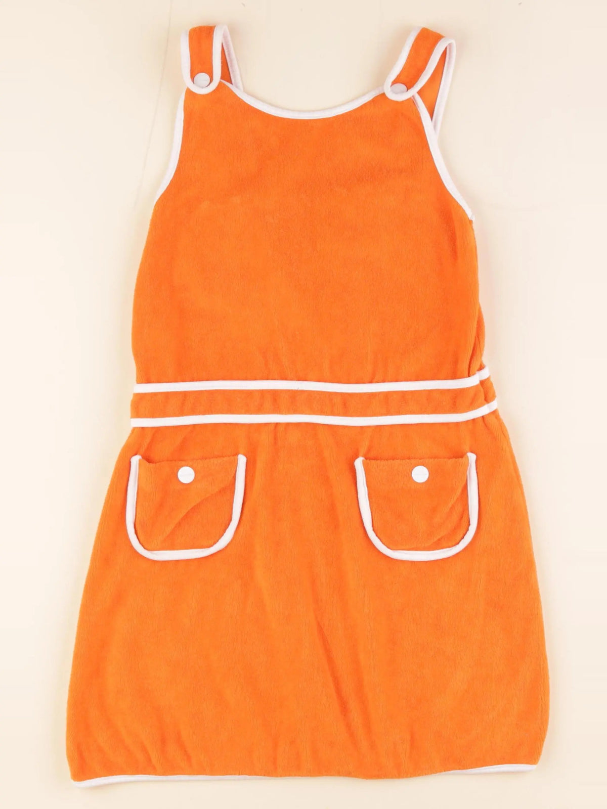 Jacadi - robe orange - 8 ans