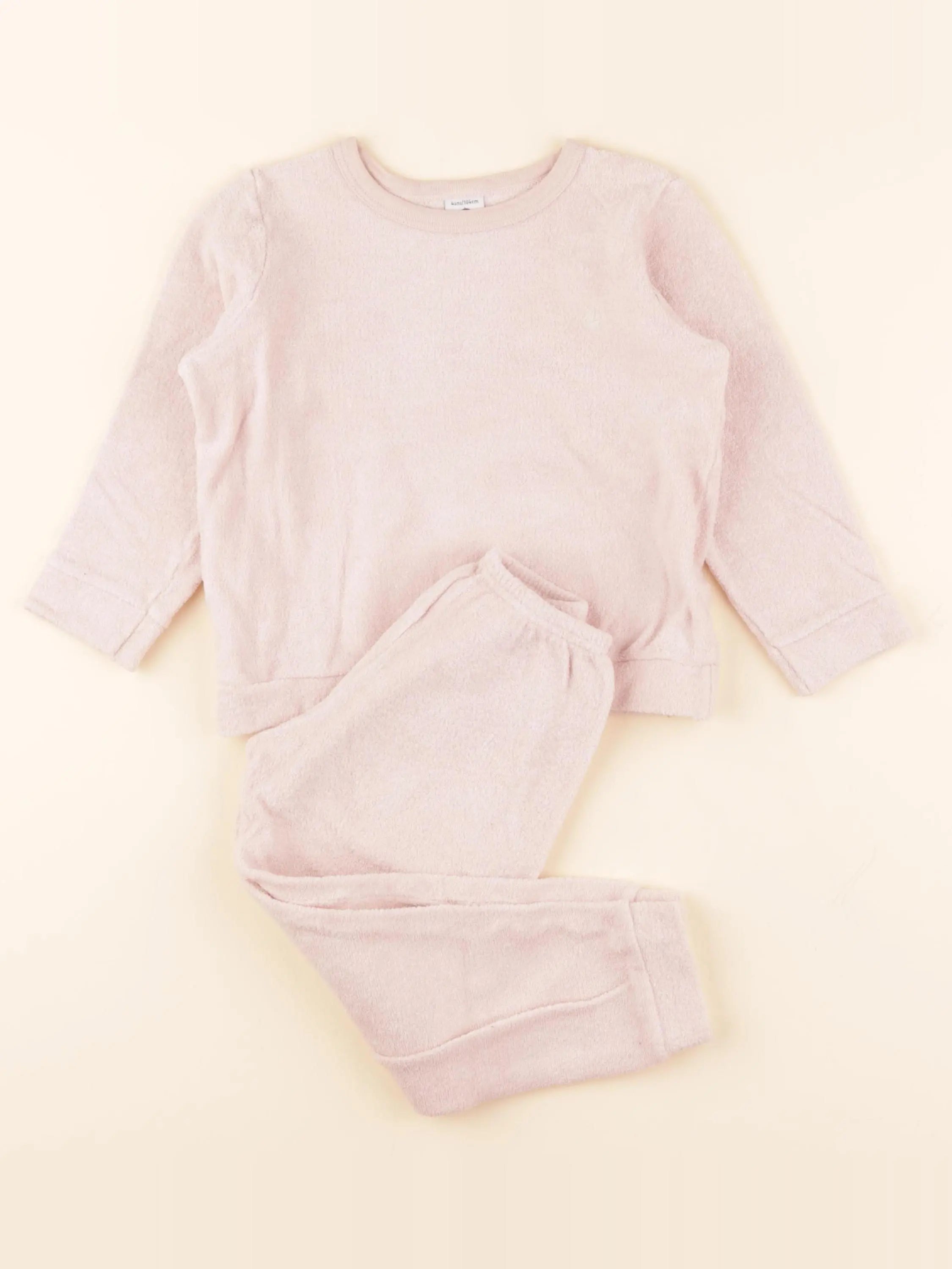 Pyjama velours rose